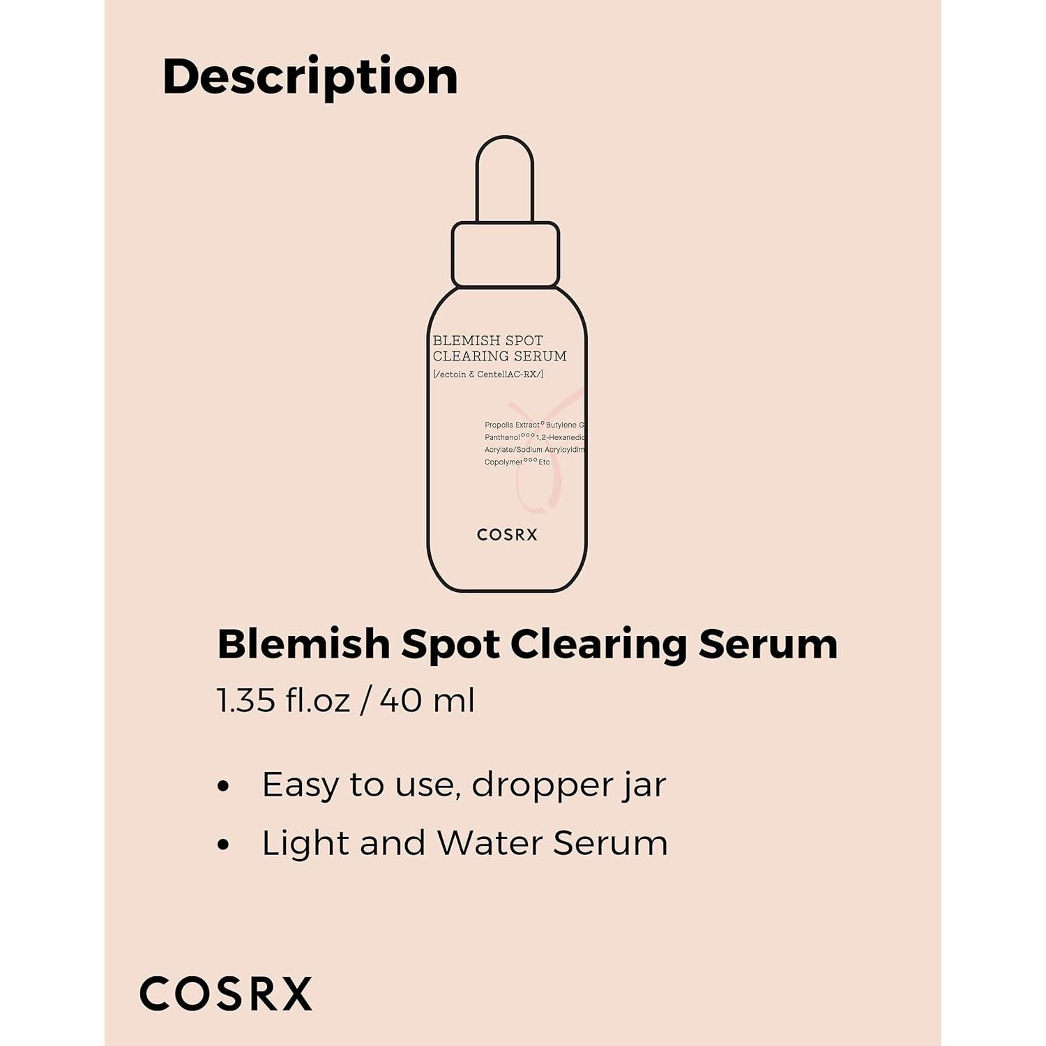 Suero COSRX AC Collection 40ml - Centella y Niacinamida