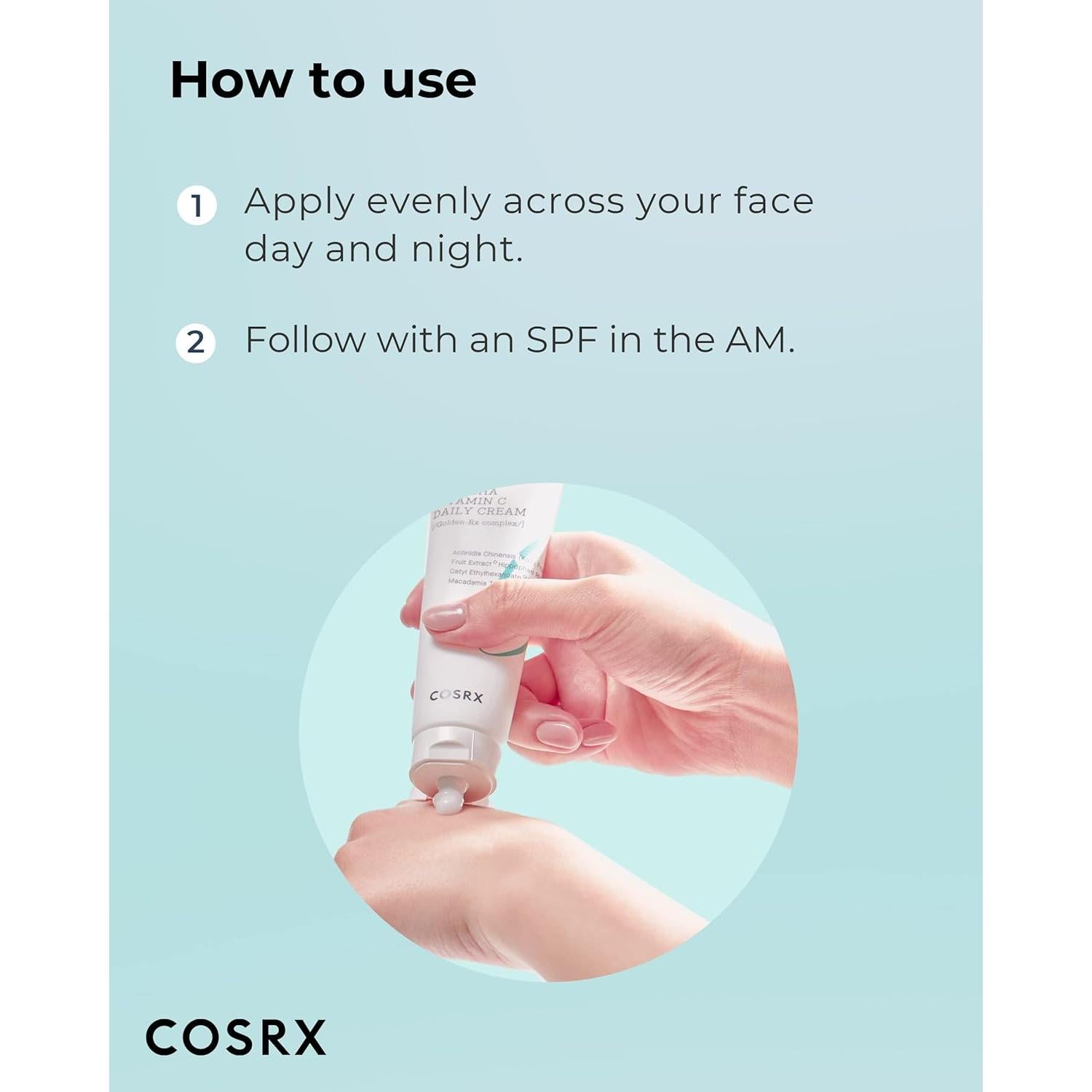 Crema Facial COSRX AHA BHA Vitamina C 50 ml Antienvejecimiento