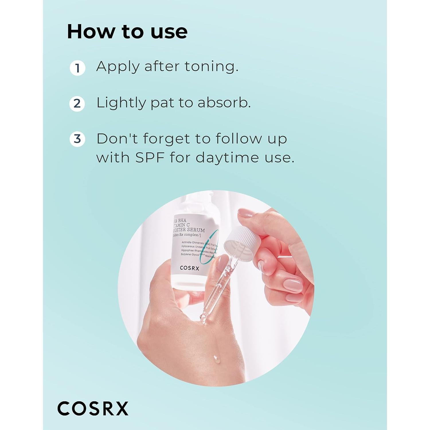 Suero Potenciador de Vitamina C COSRX 30ml AHA BHA Hidratante