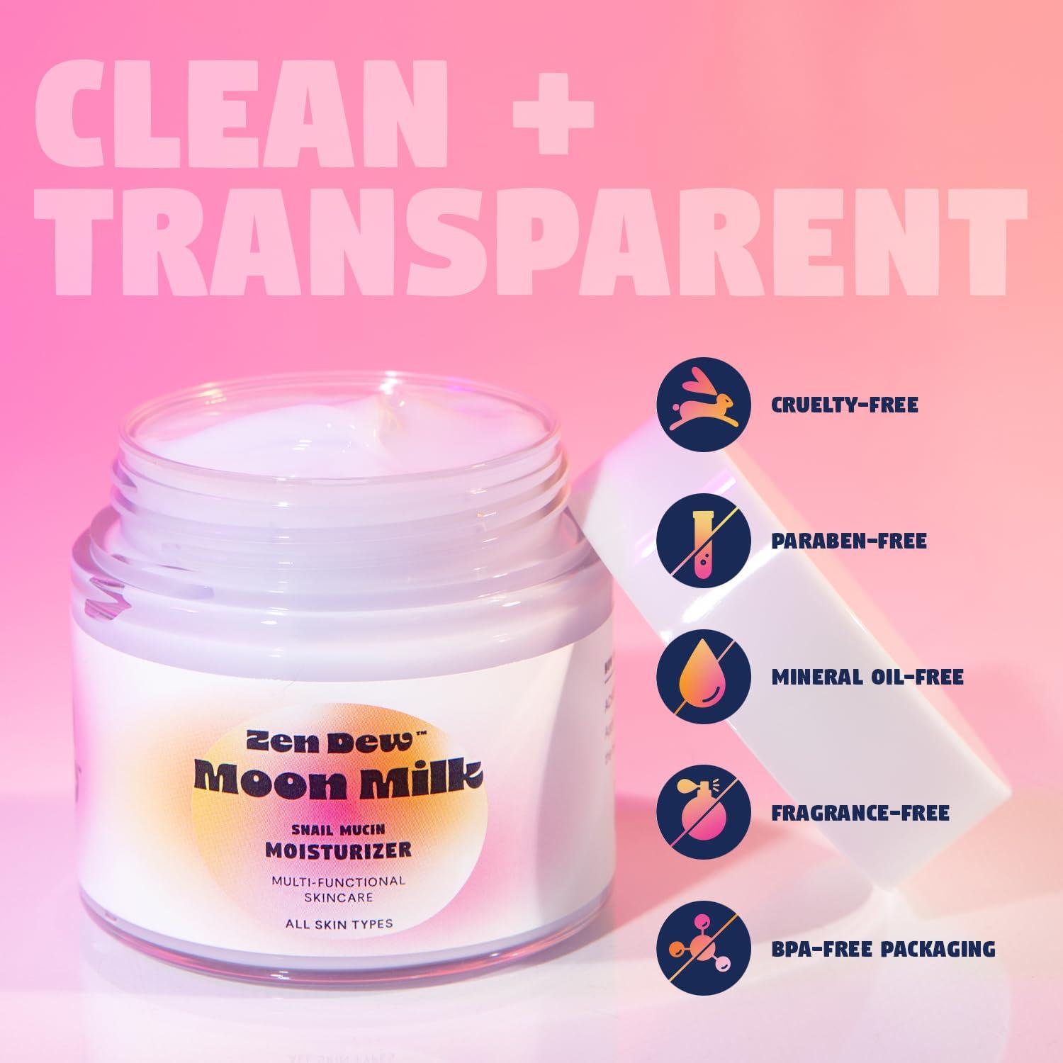 Gel Crema Hidratante Zen Dew Mucina de Caracol 100g