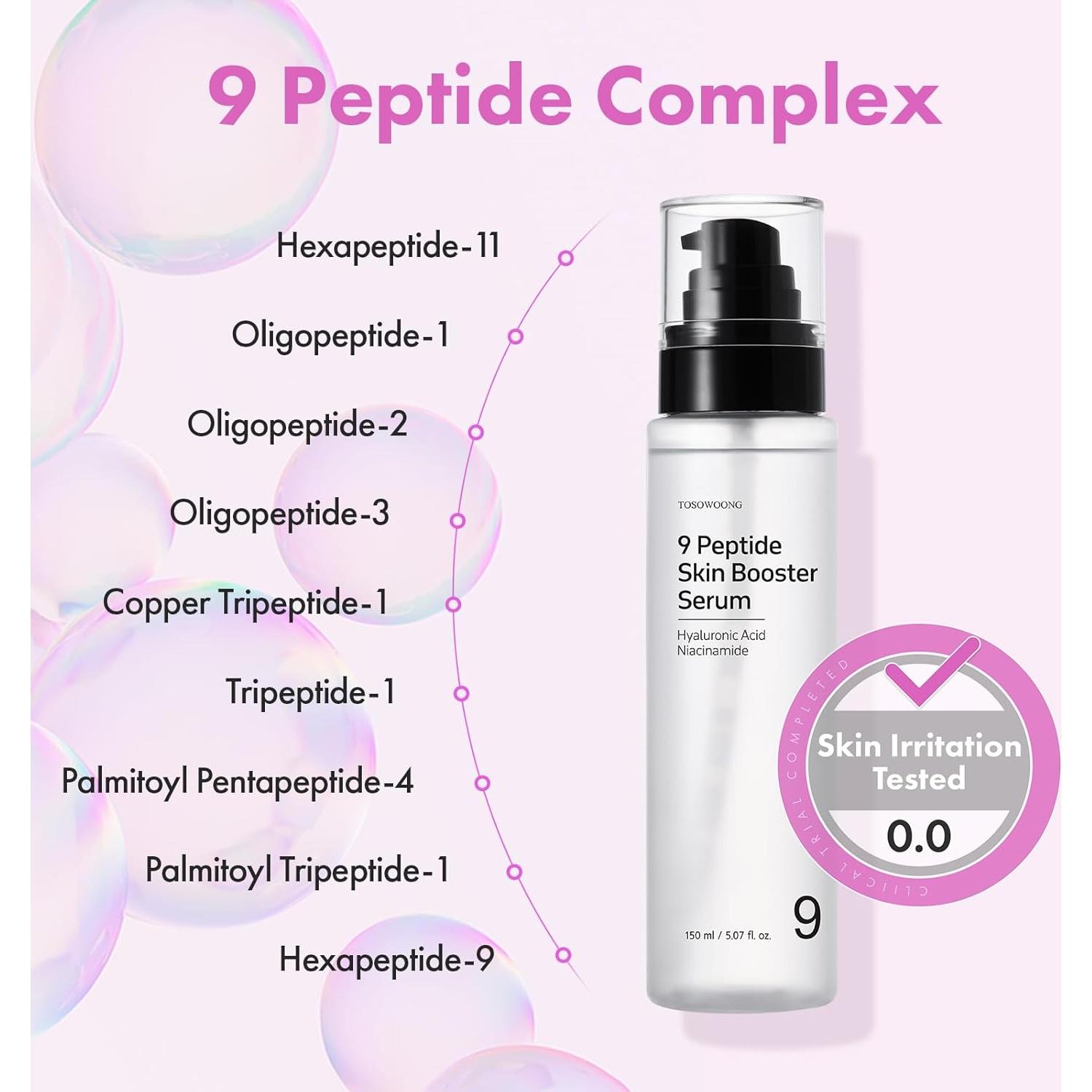 Suero Facial Tosowoong 9 Péptidos 150ml - Cuidado Piel Coreano