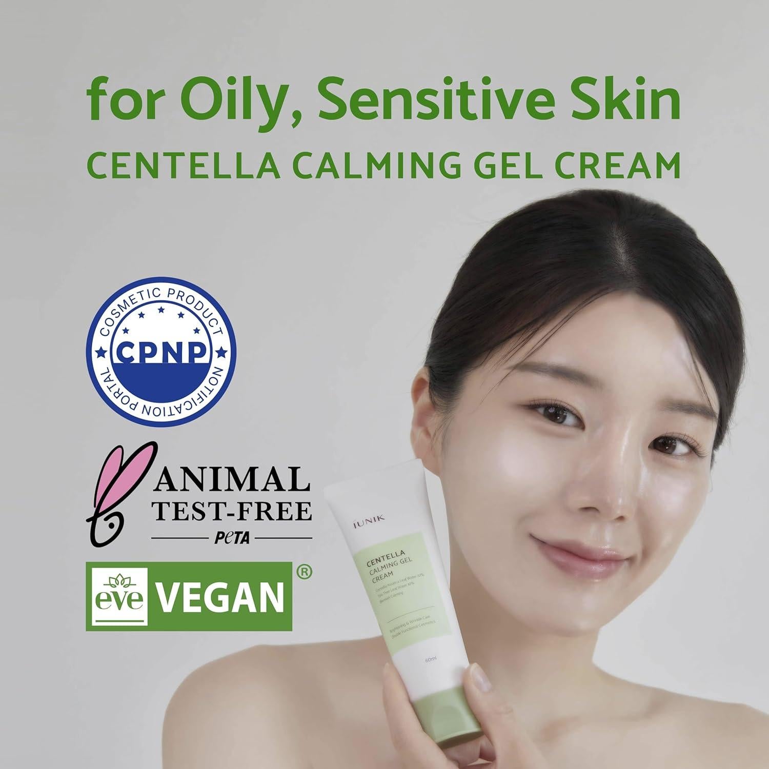 Crema Gel Calmante IUNIK 59.87 ml Centella Asiática Hidratante