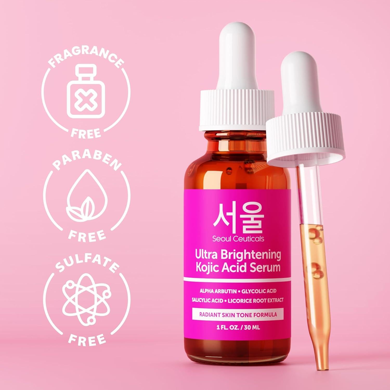 Suero de Ácido Kójico SeoulCeuticals 28.35g - Corrector de Manchas