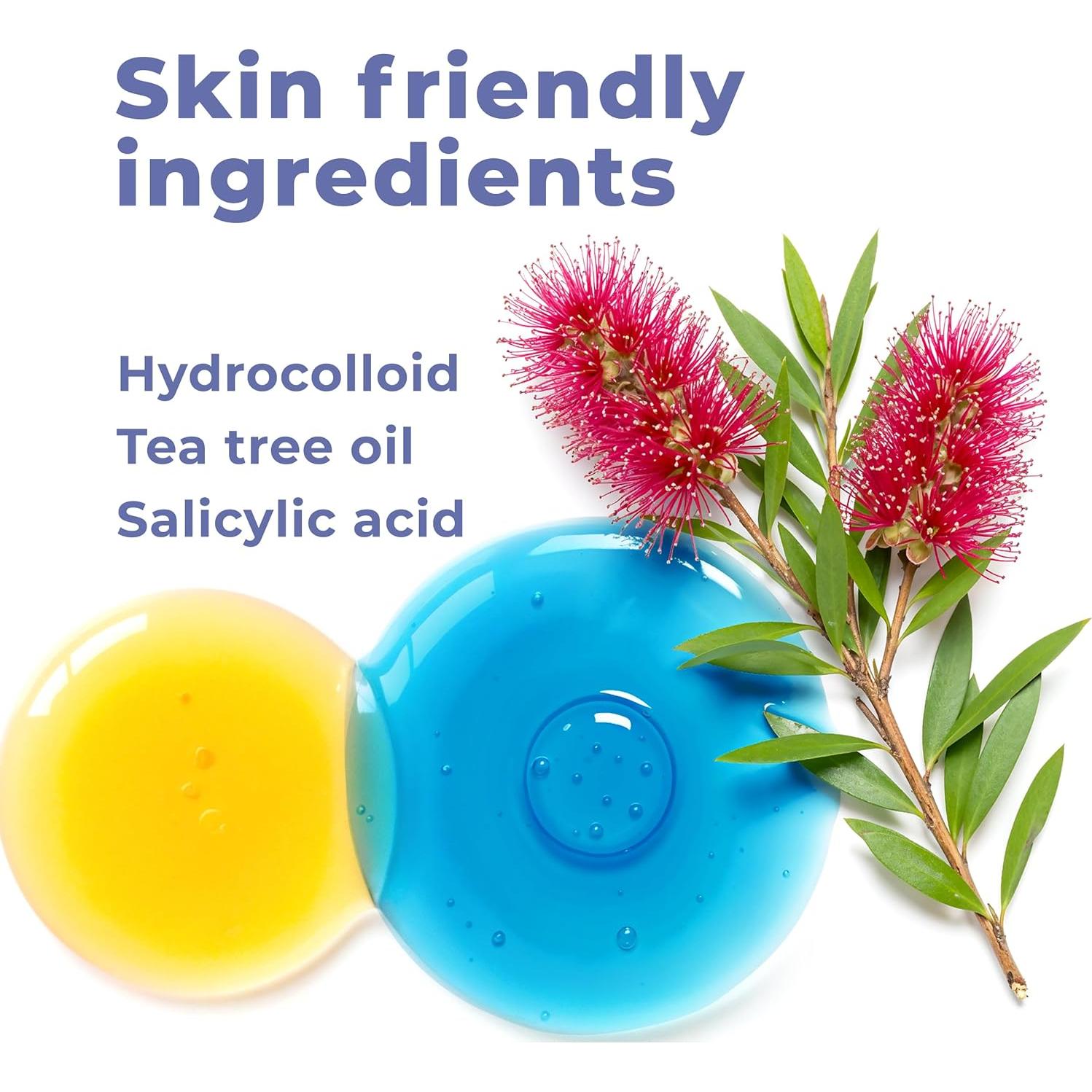 Parche para Granos Hydrocolloid PatchRx - 120 Unidades con Aceite de Árbol de Té