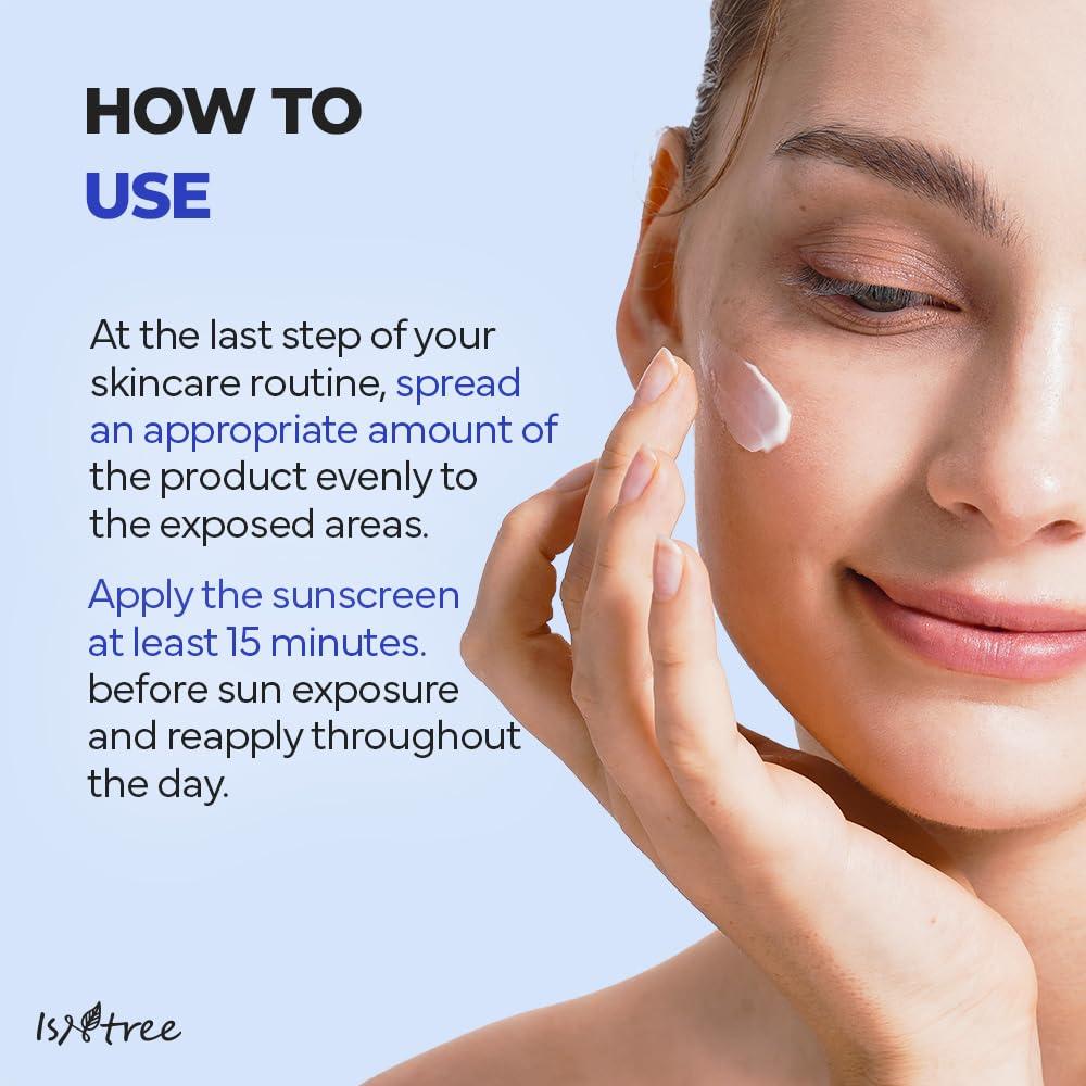 Gel Solar Diario ISNTREE 50ml SPF 30 Hidratante Coreano