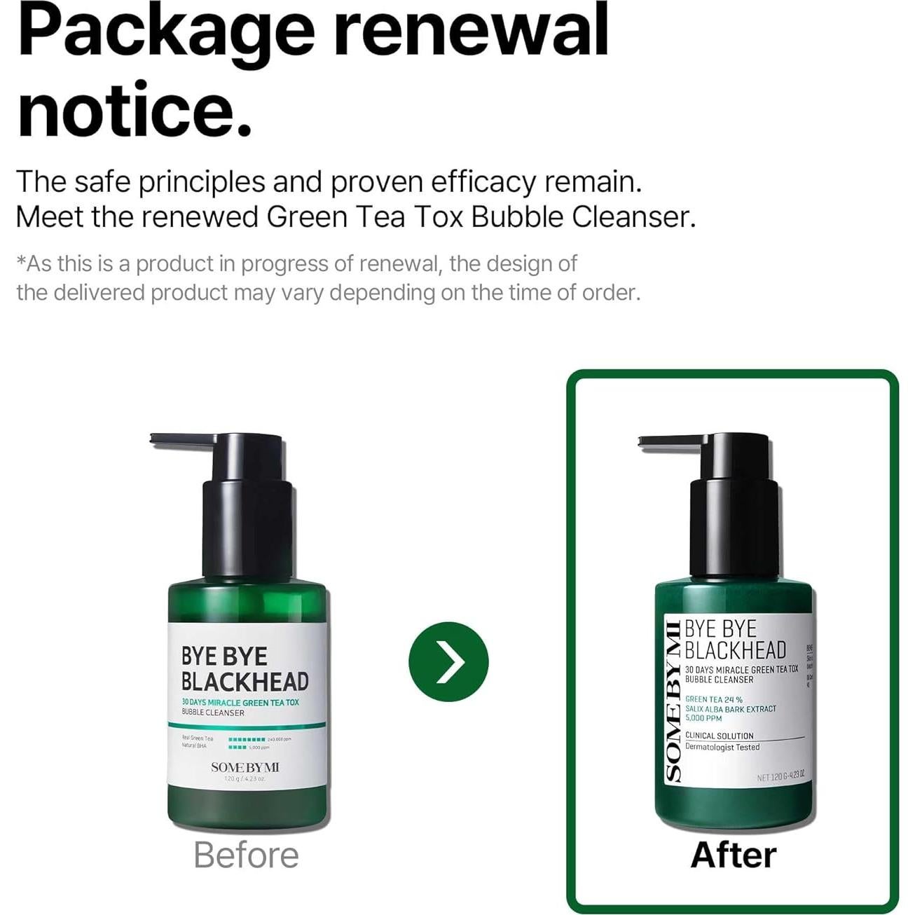 Limpiador Espumoso Facial SOME BY MI 120g Té Verde - Puntos Negros