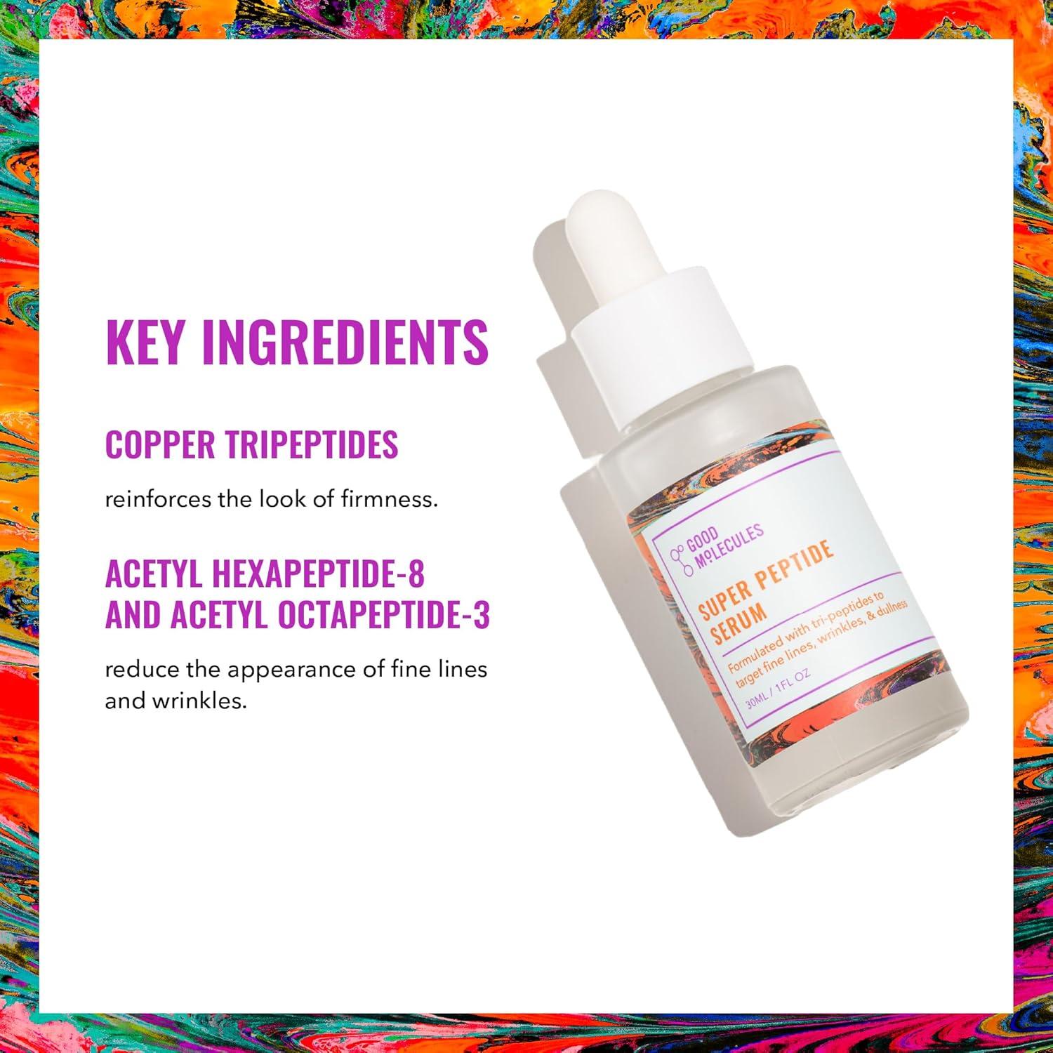 Suero Facial Antienvejecimiento Good Molecules 28g - Péptidos