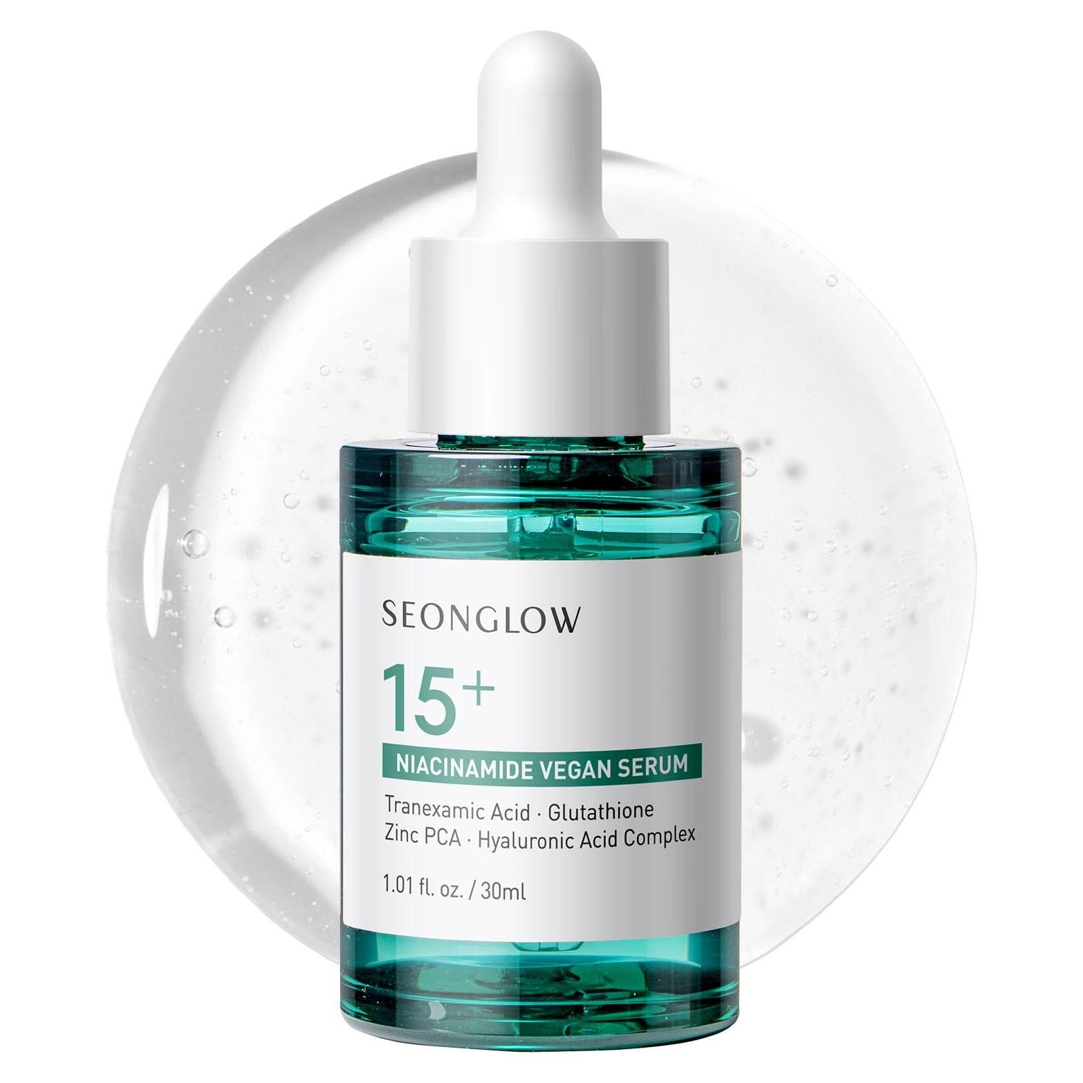 Suero Vegano de Niacinamida 15% SEONGLOW 30ml - Cuidado Piel