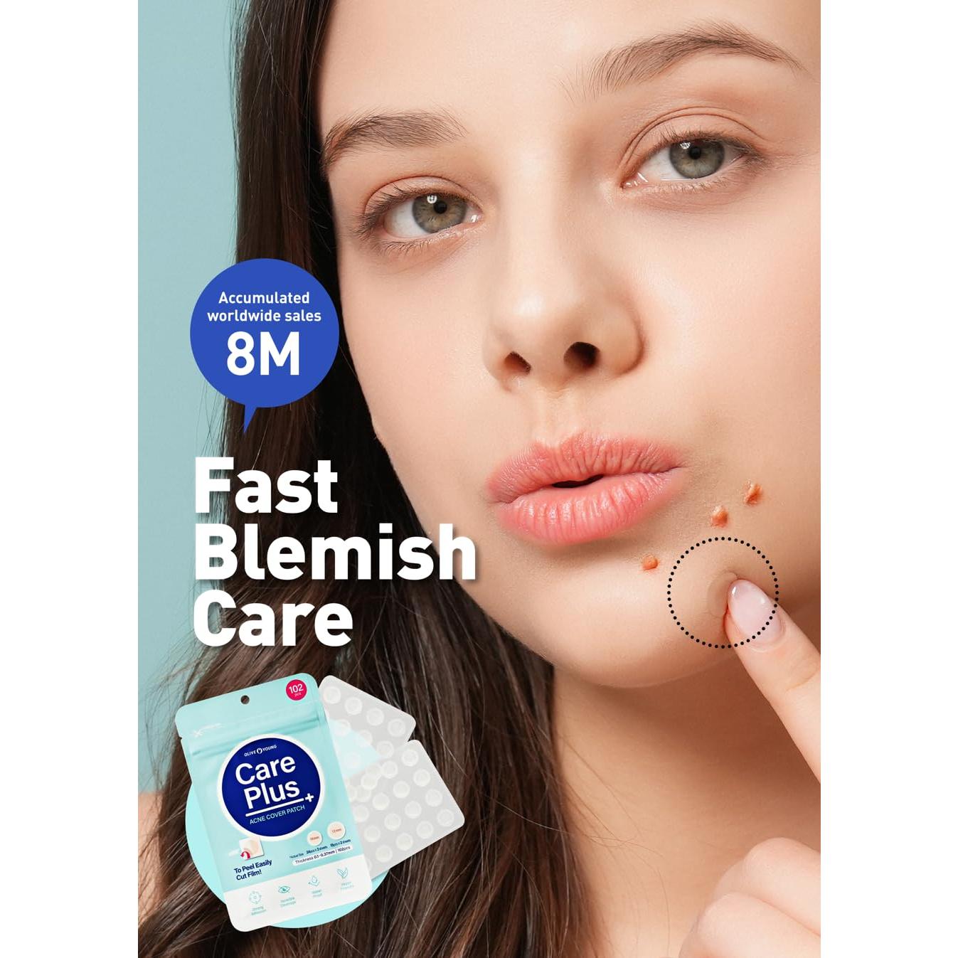 Parche para Acné Hidrocoloide OLIVE YOUNG 306 Unidades