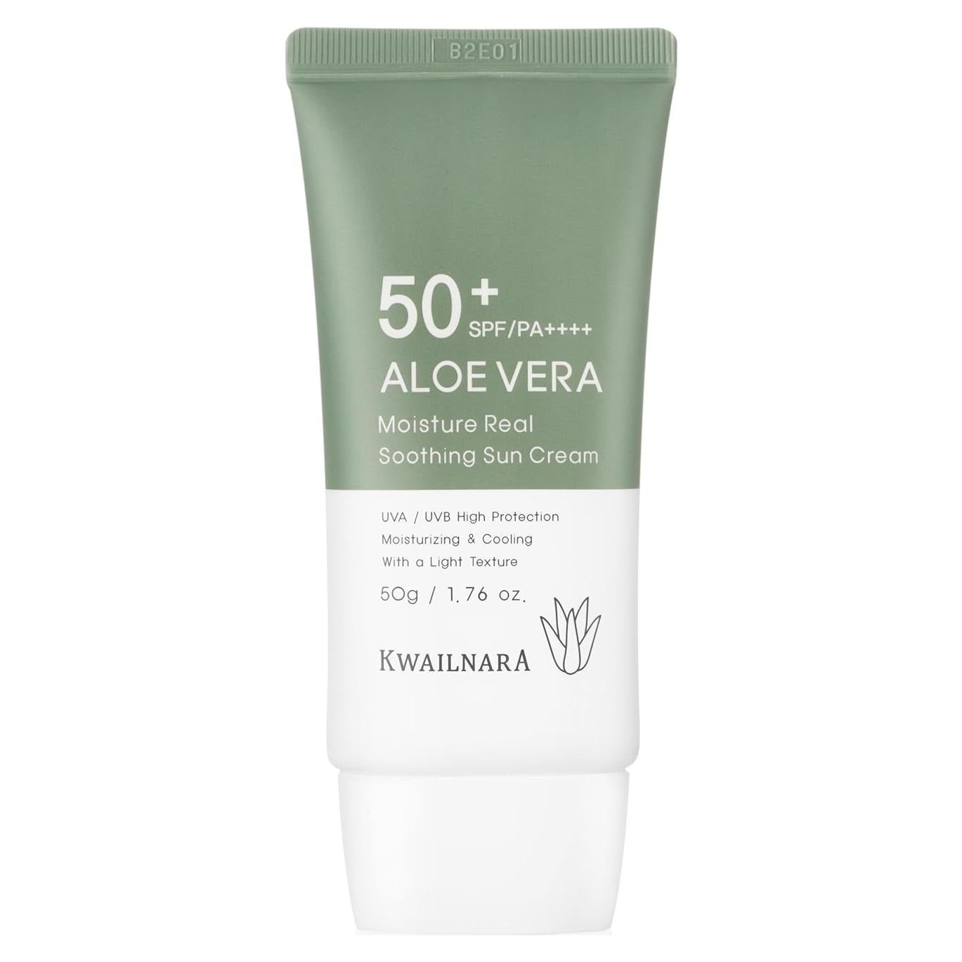Crema Solar Real Soothing Aloe Vera Welcos 50g Hidratante