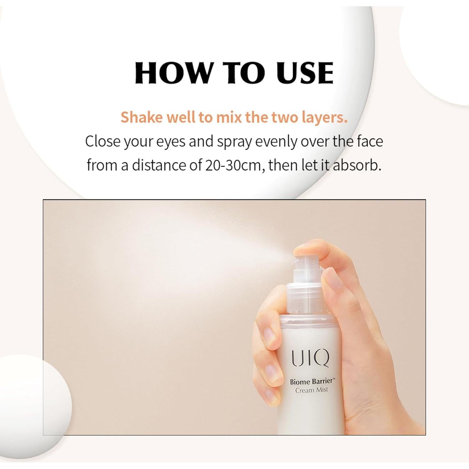 Mist Facial Hidratante UIQ Biome Barrier 100 ml - Cuidado Piel Coreano