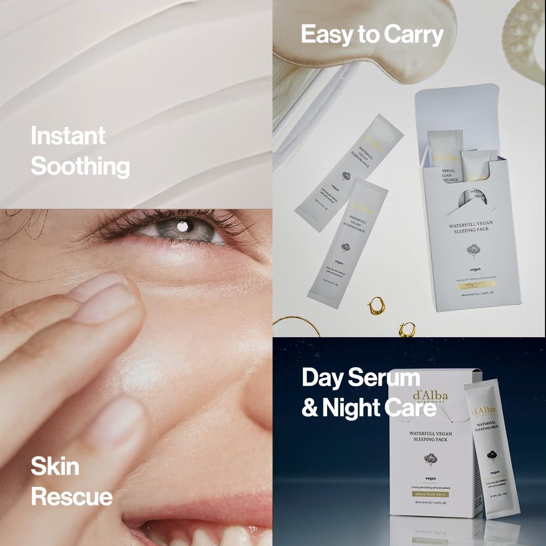 d'alba Máscara Facial Nocturna Vegana Trufa Blanca 80g