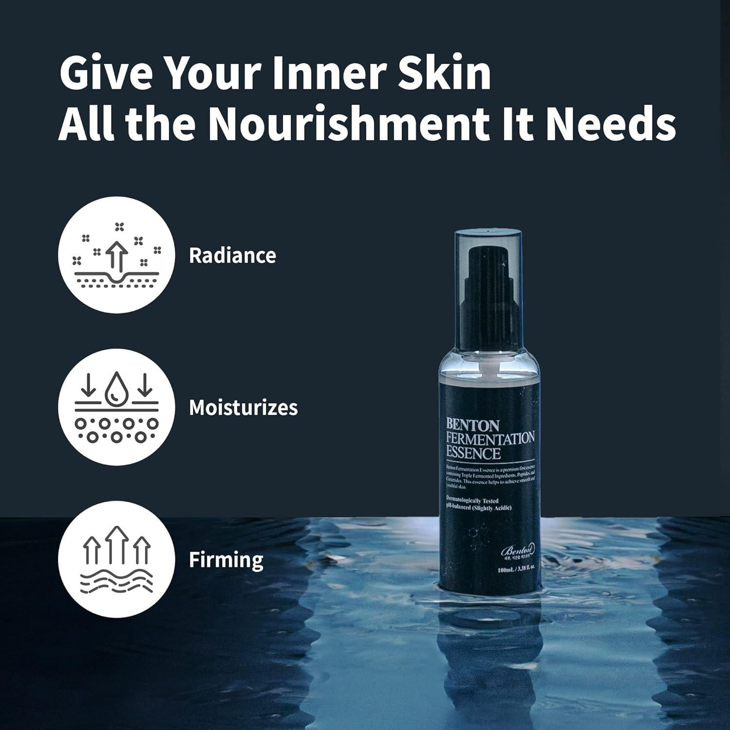 Esencia de Fermentación BENTON 100 ml - Galactomyces, Bifida, Colágeno