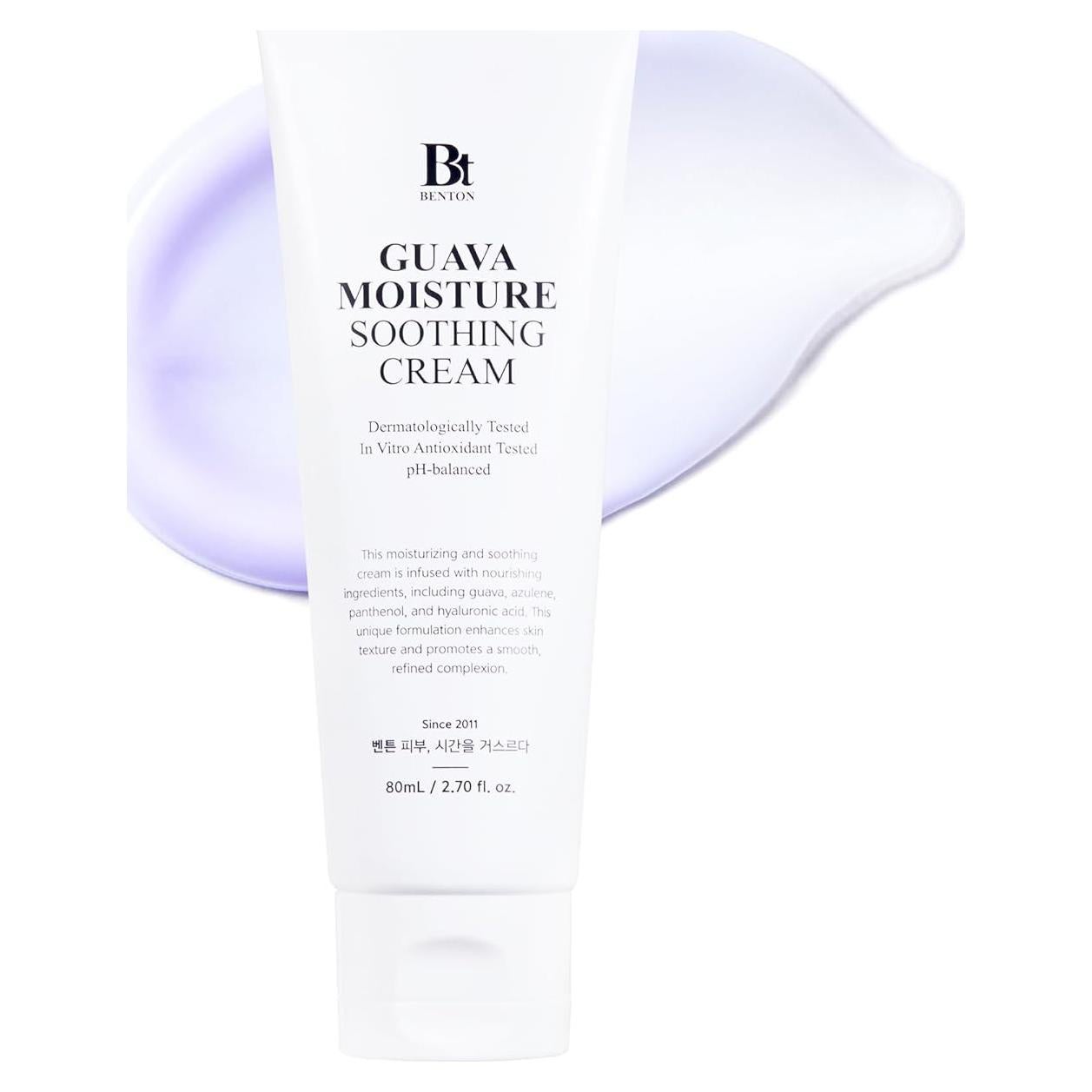 Crema Hidratante Suavizante de Guayaba Benton 100g - Piel Seca