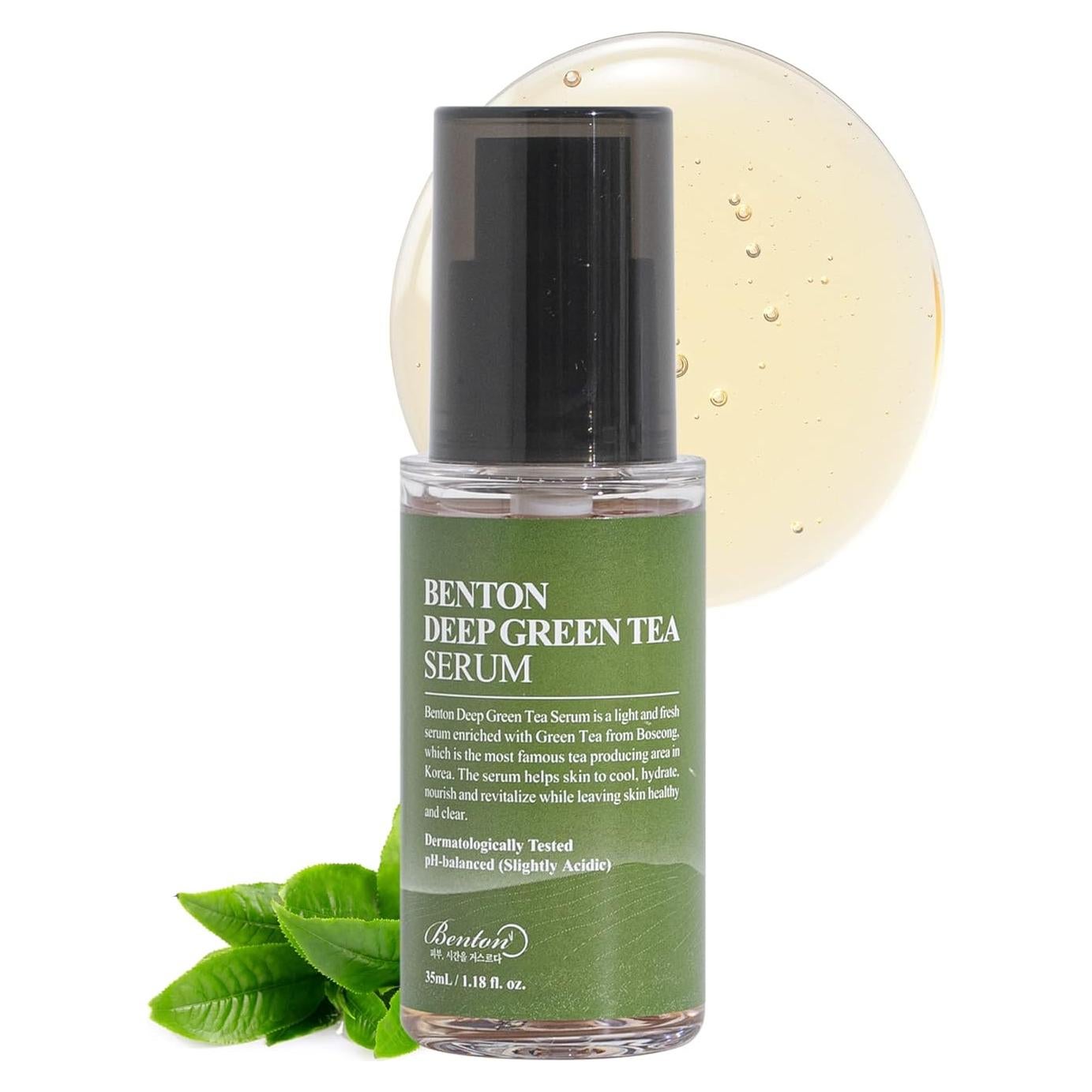 Sérum Hidratante de Té Verde BENTON 30ml - Piel Grasa y Sensible