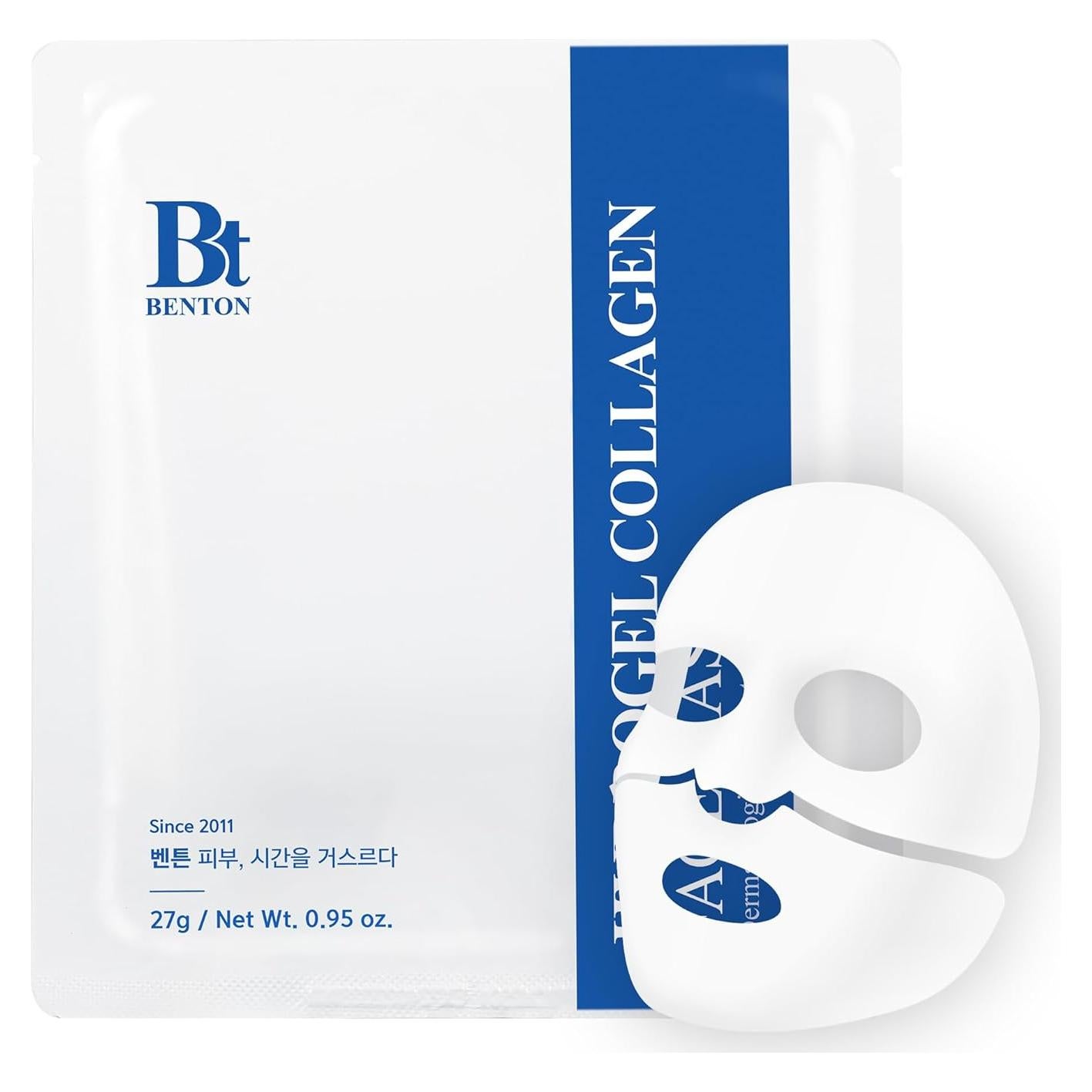 Mascarilla Facial de Hidrogel Benton Colágeno 4EA - Hidratante