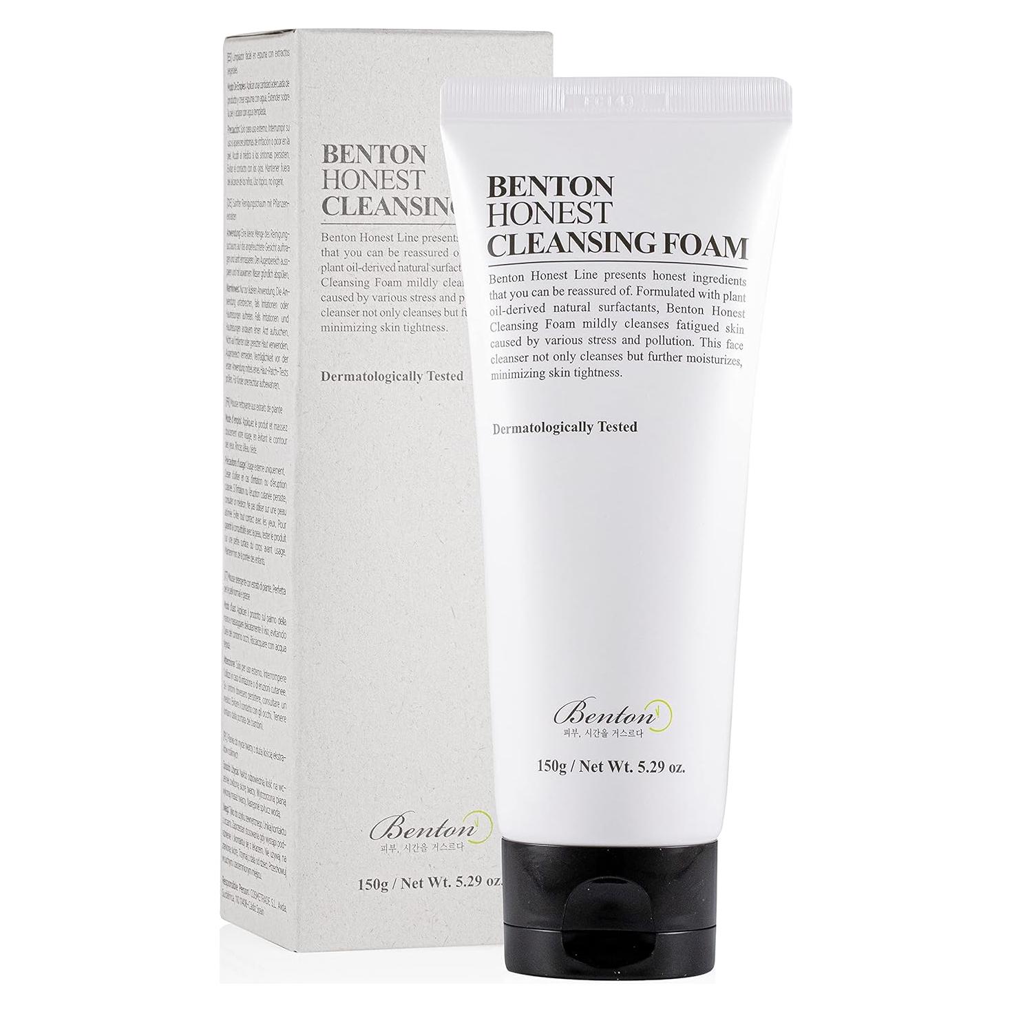 Espuma Limpiadora Benton Honesta 150g - Piel Sensible e Hidratante