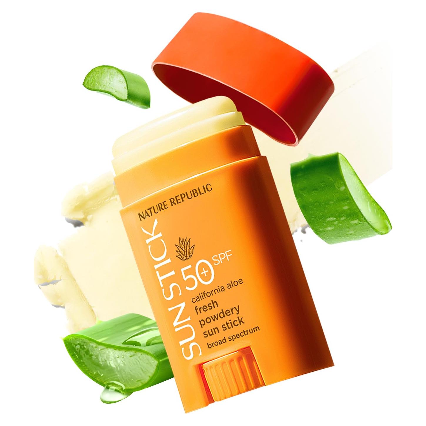 Protector Solar Stick Nature Republic Aloe Fresh SPF50+ 21g
