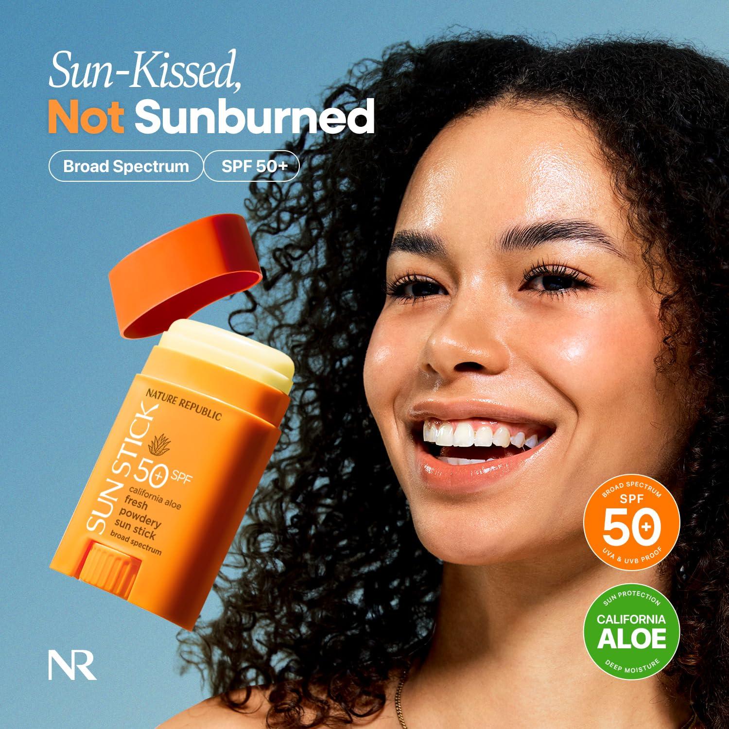 Protector Solar Stick Nature Republic Aloe Fresh SPF50+ 21g