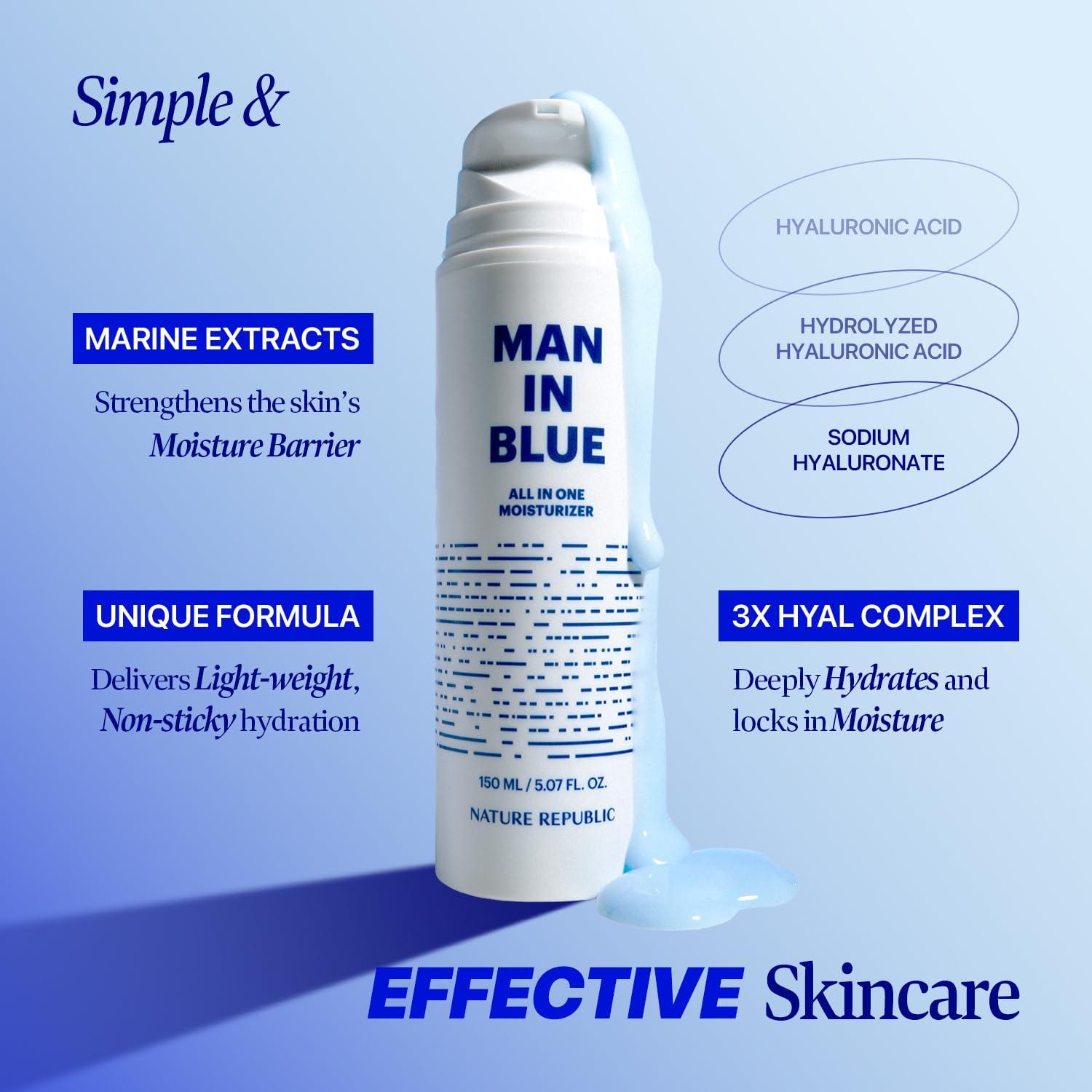 Hidratante Facial Todo En Uno Nature Republic 150ml Hombre