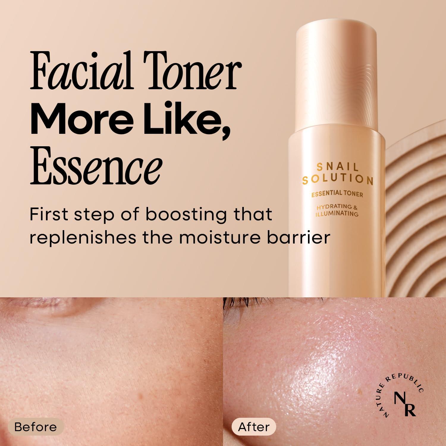 Conjunto de Crema y Tónico de Mucina de Caracol Nature Republic