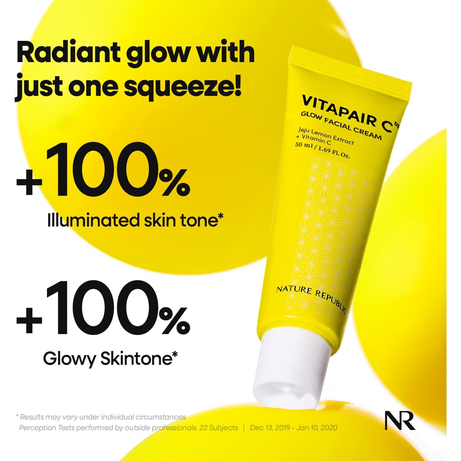 Crema Facial Hidratante Nature Republic Vitapair C Glow 50ml