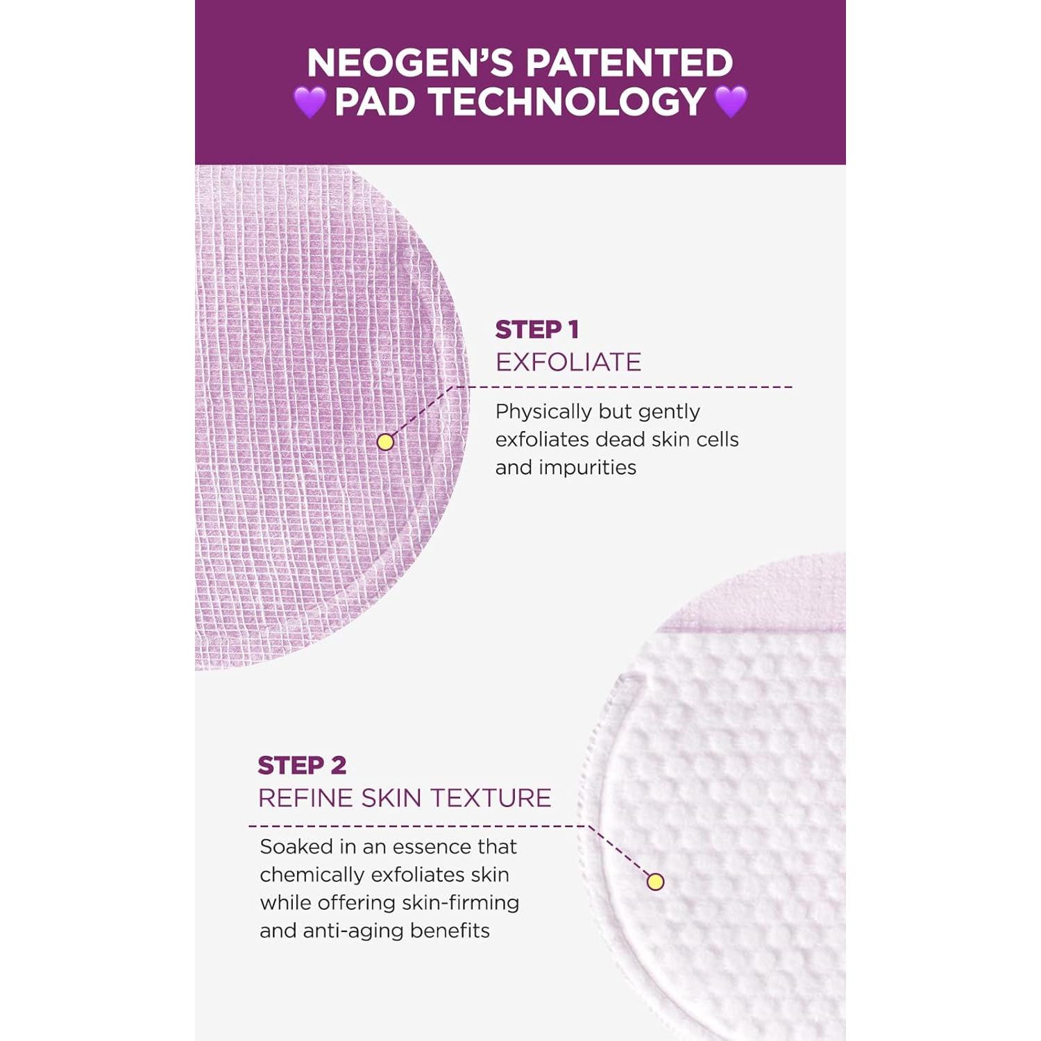 Pads Exfoliantes Neogen Dermalogy Bio-Peel 30 Unidades Vino