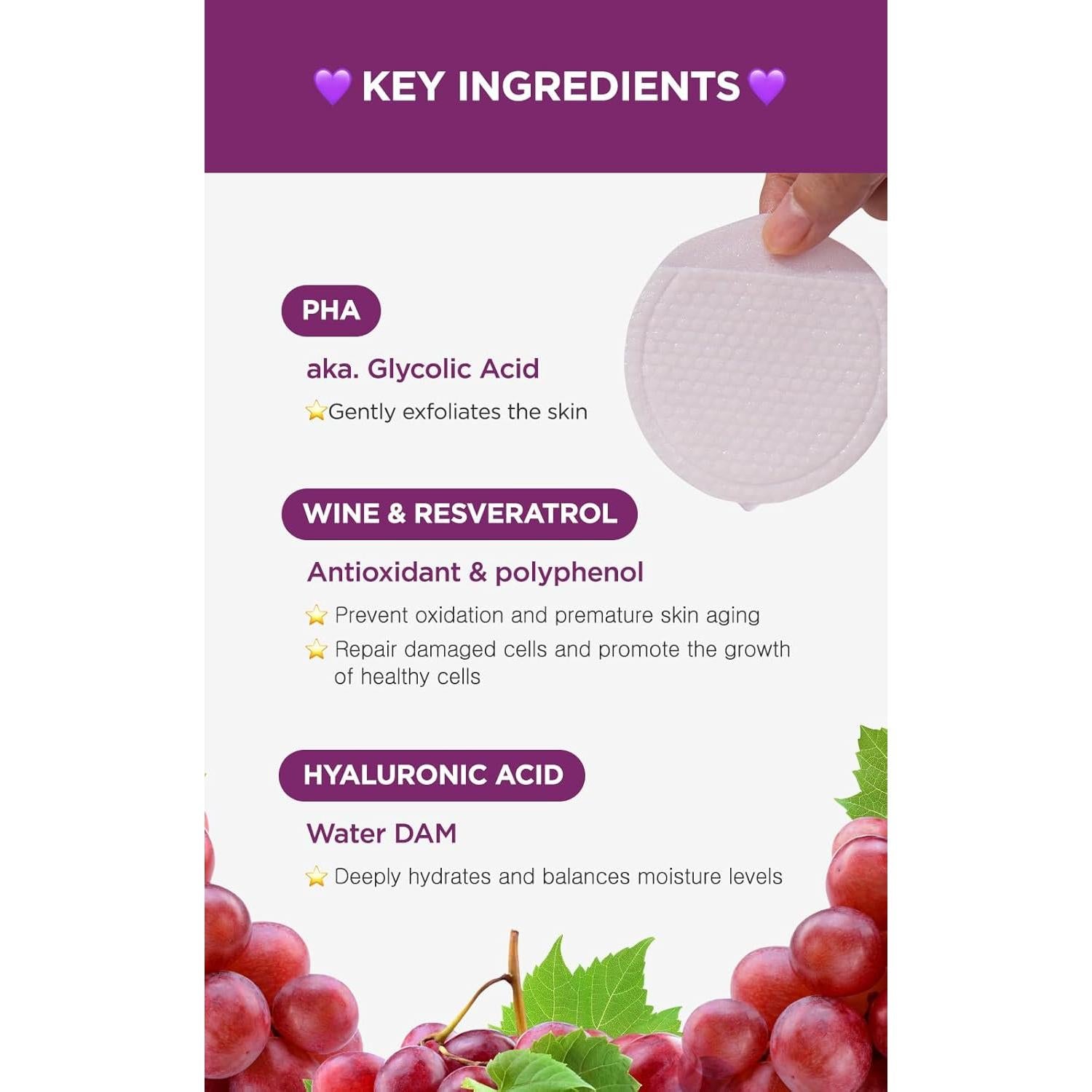 Pads Exfoliantes Neogen Dermalogy Bio-Peel 30 Unidades Vino