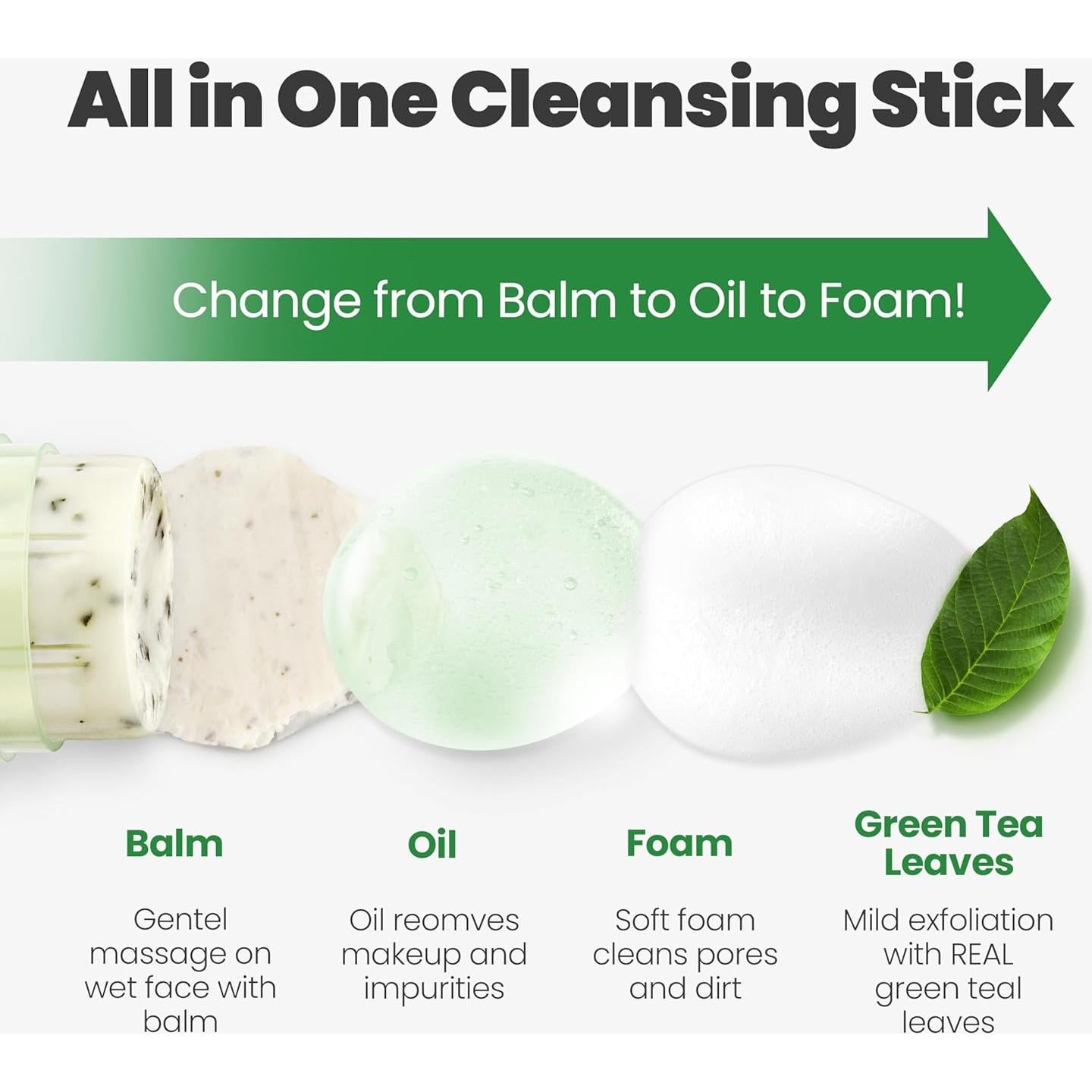 Barra Limpiadora Desmaquillante NEOGEN con Té Verde 80g