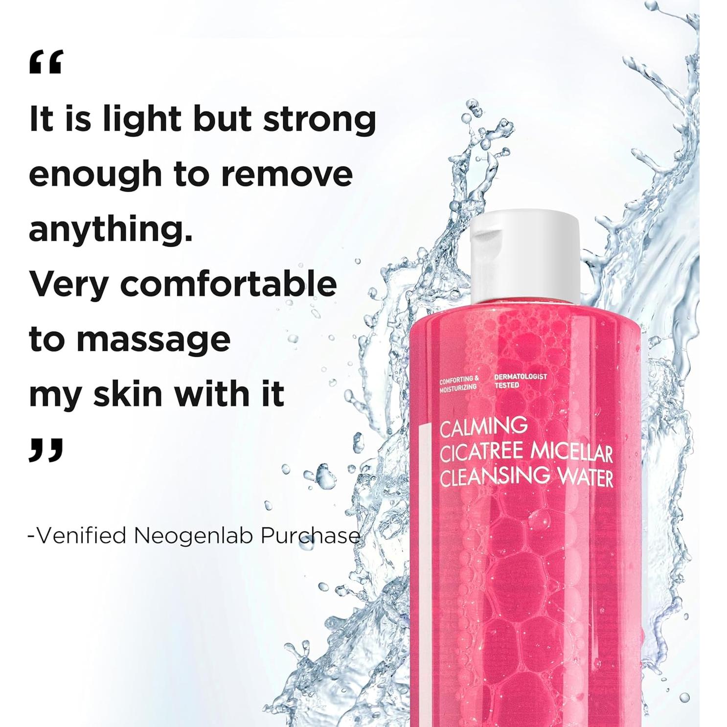 Agua Limpiadora Calmante Neogen Cica Tree 400ml Piel Sensible