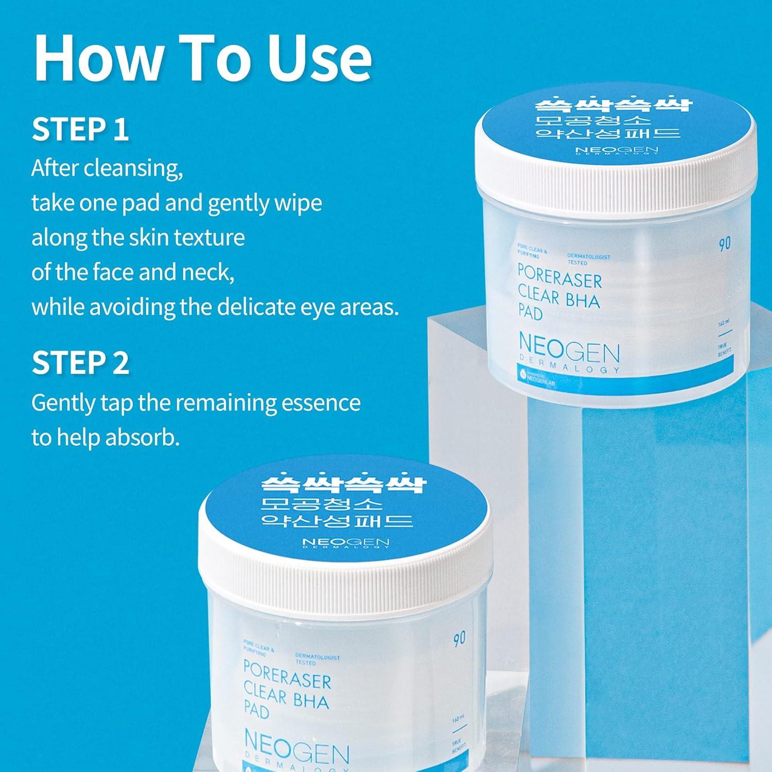 Exfoliante Facial NEOGEN DERMALOGY BHA Pad 90 unidades