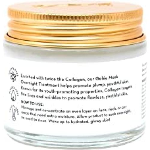 Máscara de Gel Nocturna Crème Cuidado de Piel 67g Colágeno