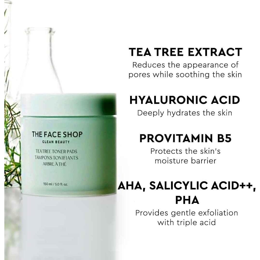 Almohadillas Exfoliantes The Face Shop - Ácido Hialurónico 280g