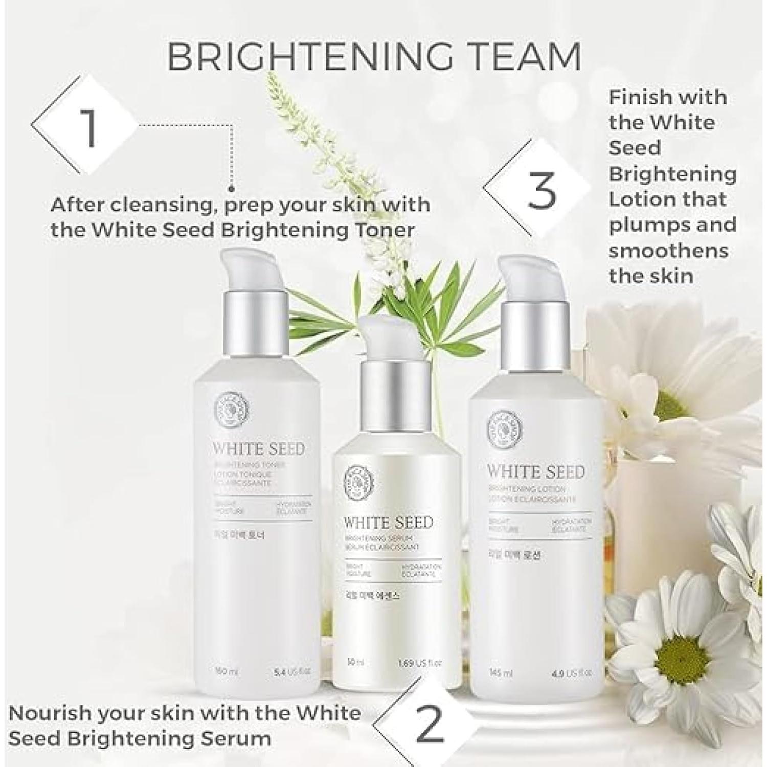 Suero Iluminador The Face Shop Whiteseed 50 ml - Hidratación y Antienvejecimiento