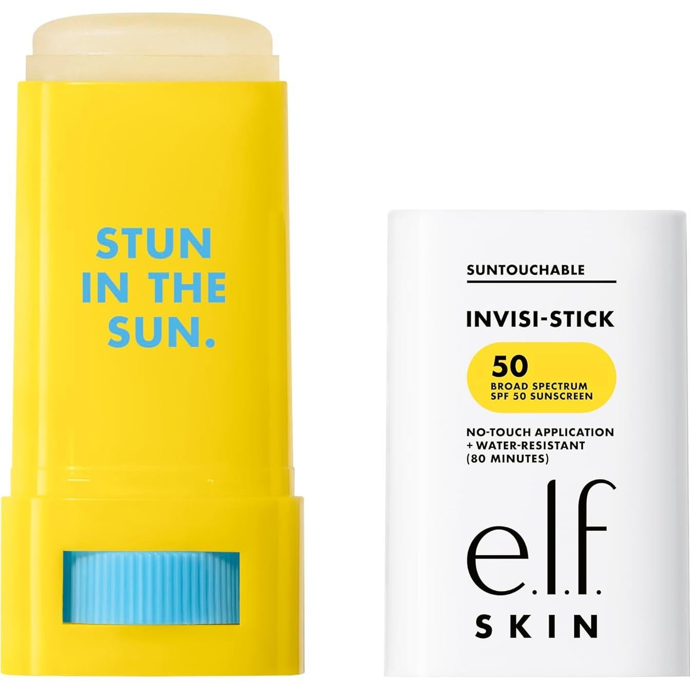 Protector Solar Stick e.l.f. SKIN SPF 50 Vegano Hidratante