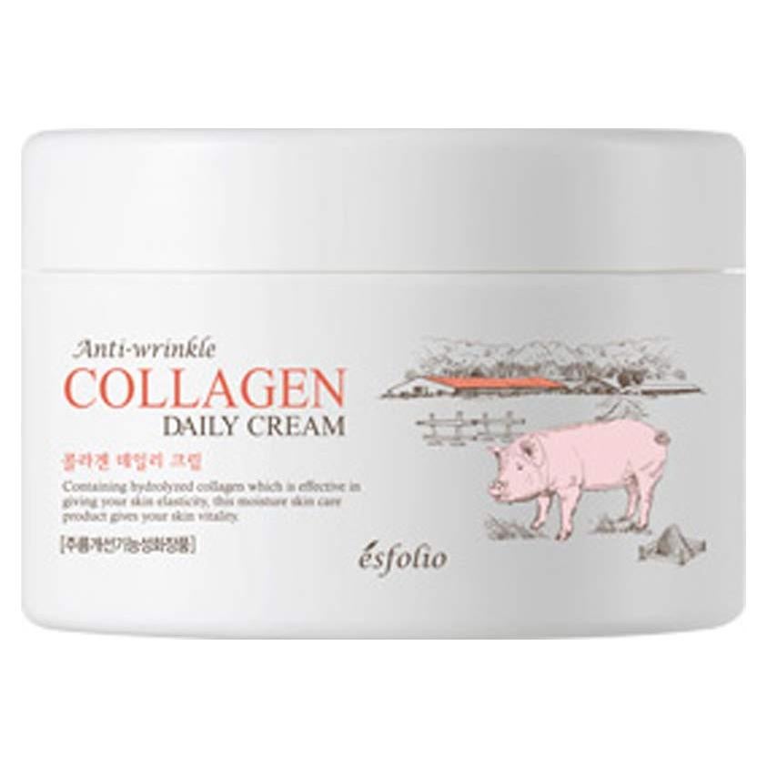 Crema Facial Diaria Esfolio con Colágeno 200ml - Hidratante Ligero