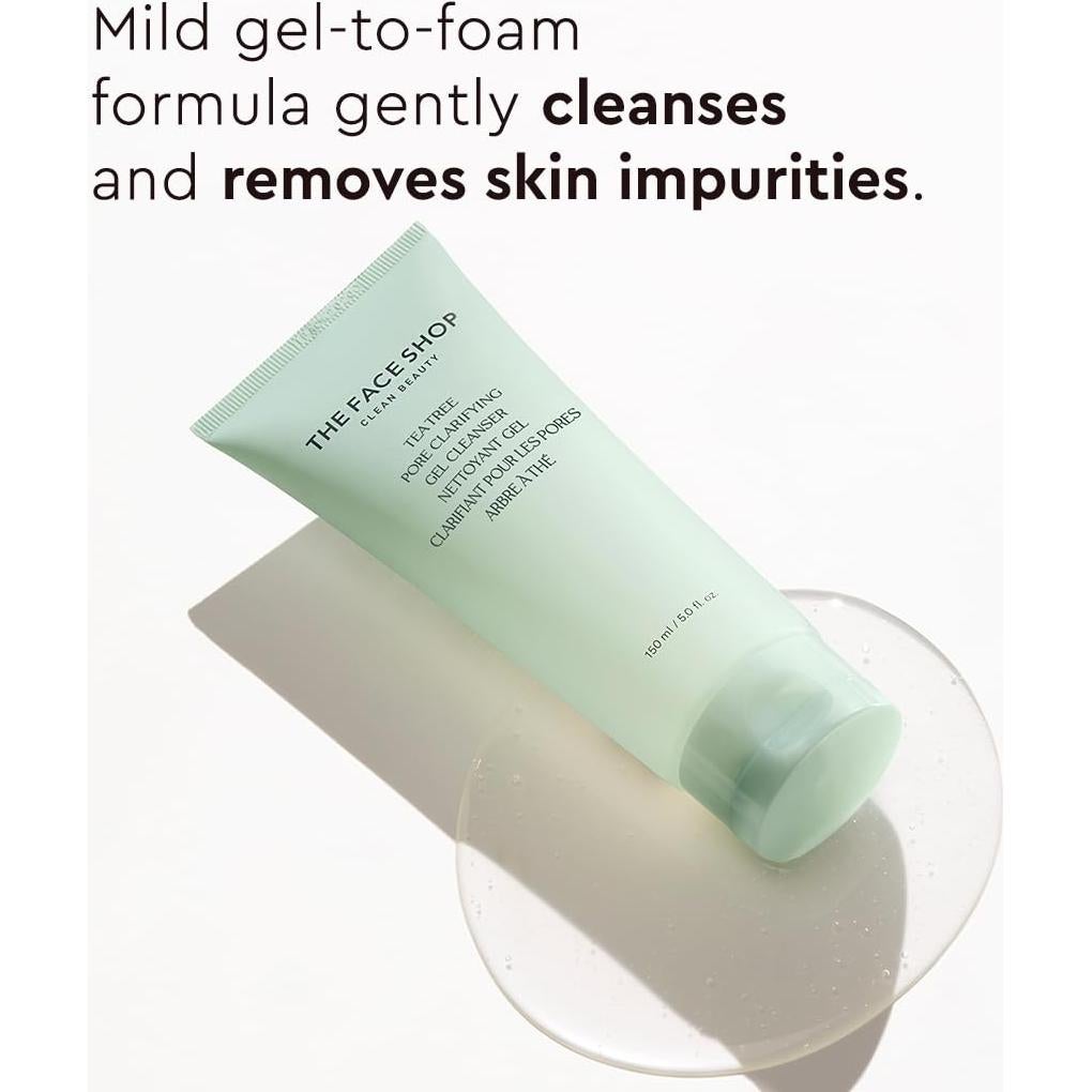 Gel Limpiador Facial THE FACE SHOP Árbol de Té 147.87 ml