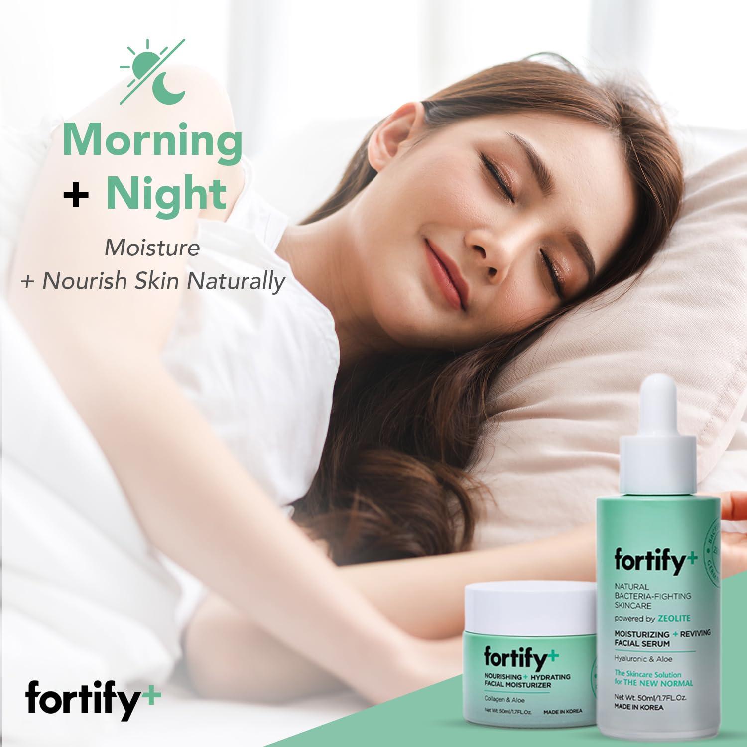 Set Facial Hidratante 9-en-1 Fortify - 2 x 50ML - Hecho en Corea