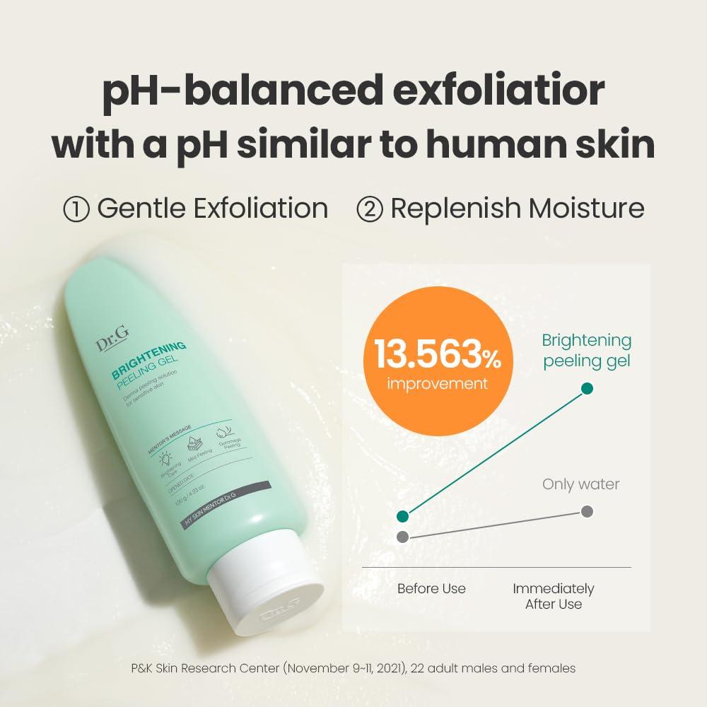 Gel Exfoliante Iluminador Dr.G 120ml - Cuidado Suave Piel