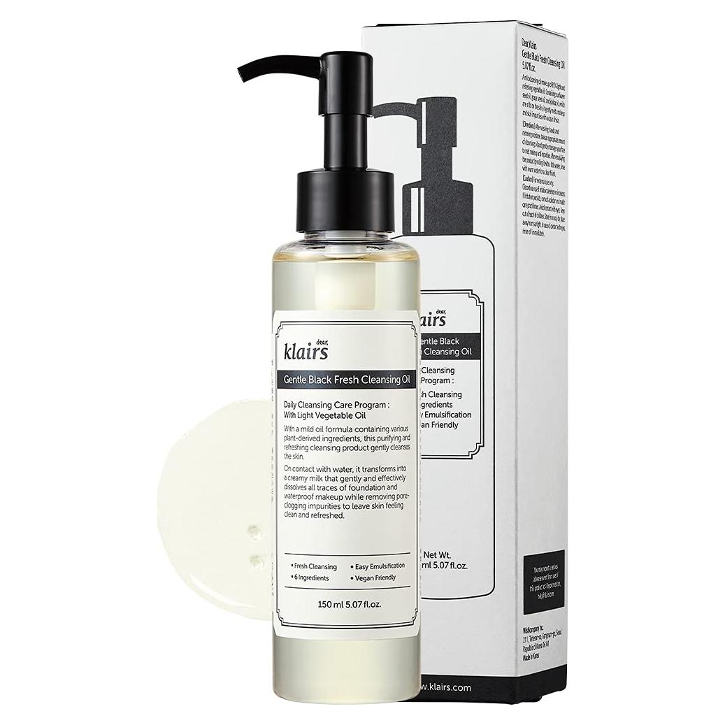 Aceite Limpiador DearKlairs 150 ml Piel Sensible Grasa Vegano
