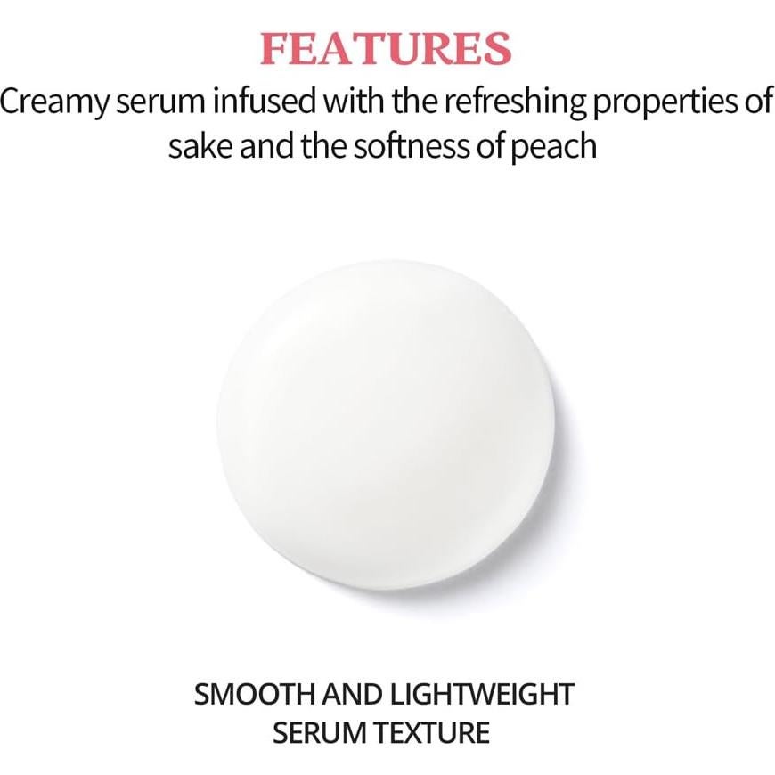 Suero Facial SKINFOOD Durazno Sake 45ml - Minimiza Poros