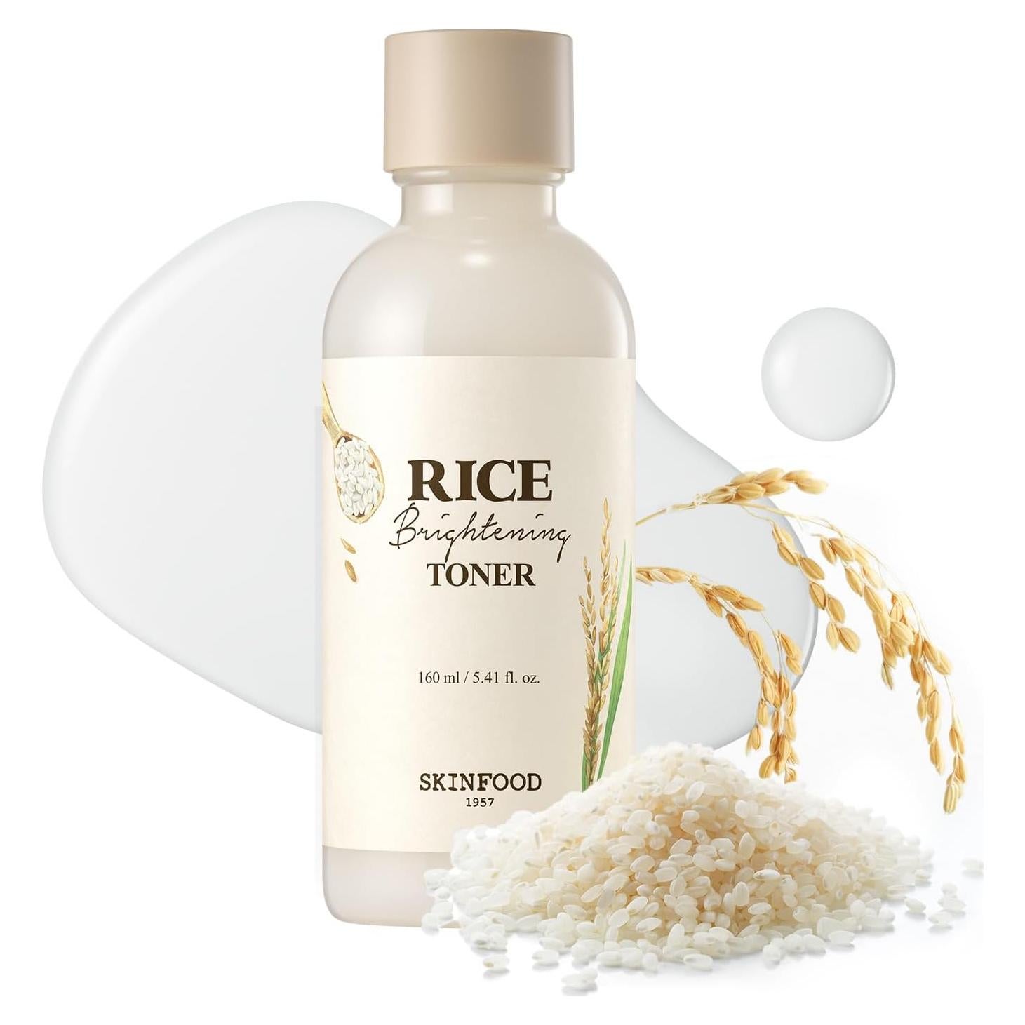 Tónico Facial Iluminador de Arroz Skinfood 160ml Vegano