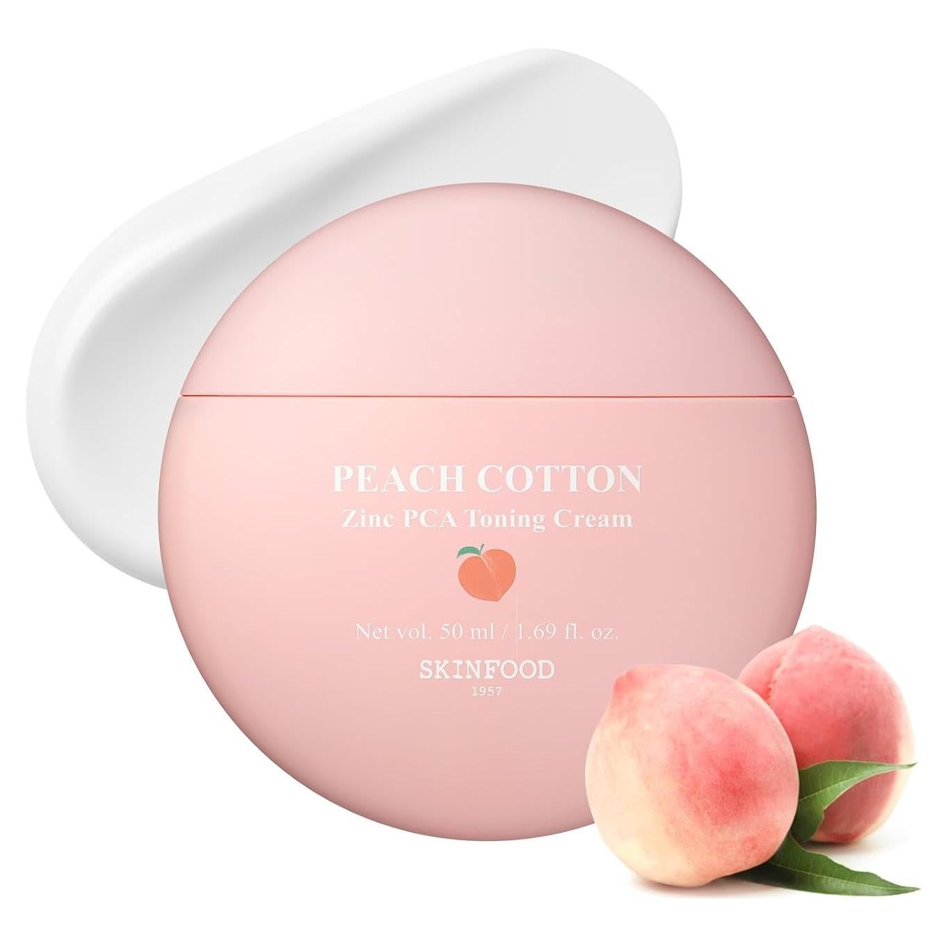 SKINFOOD Crema Tonificante Zinc PCA Durazno 49.9 ml Hidratante