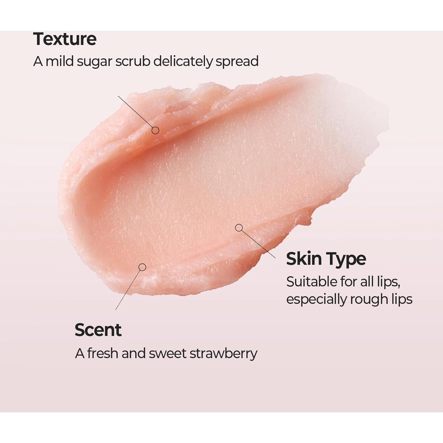 Exfoliante de Labios SKINFOOD Fresa 21 ml Hidratante Vegano