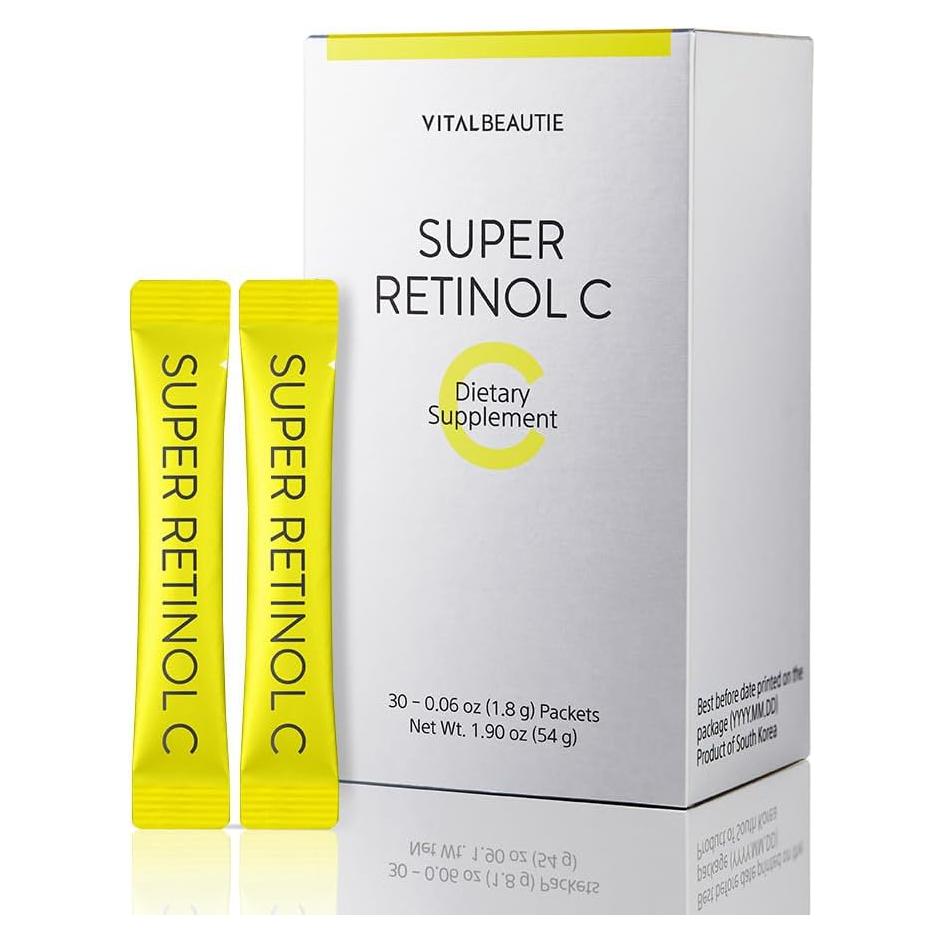Super Retinol C Amorepacific - Suplemento Vegano 30 Paquetes