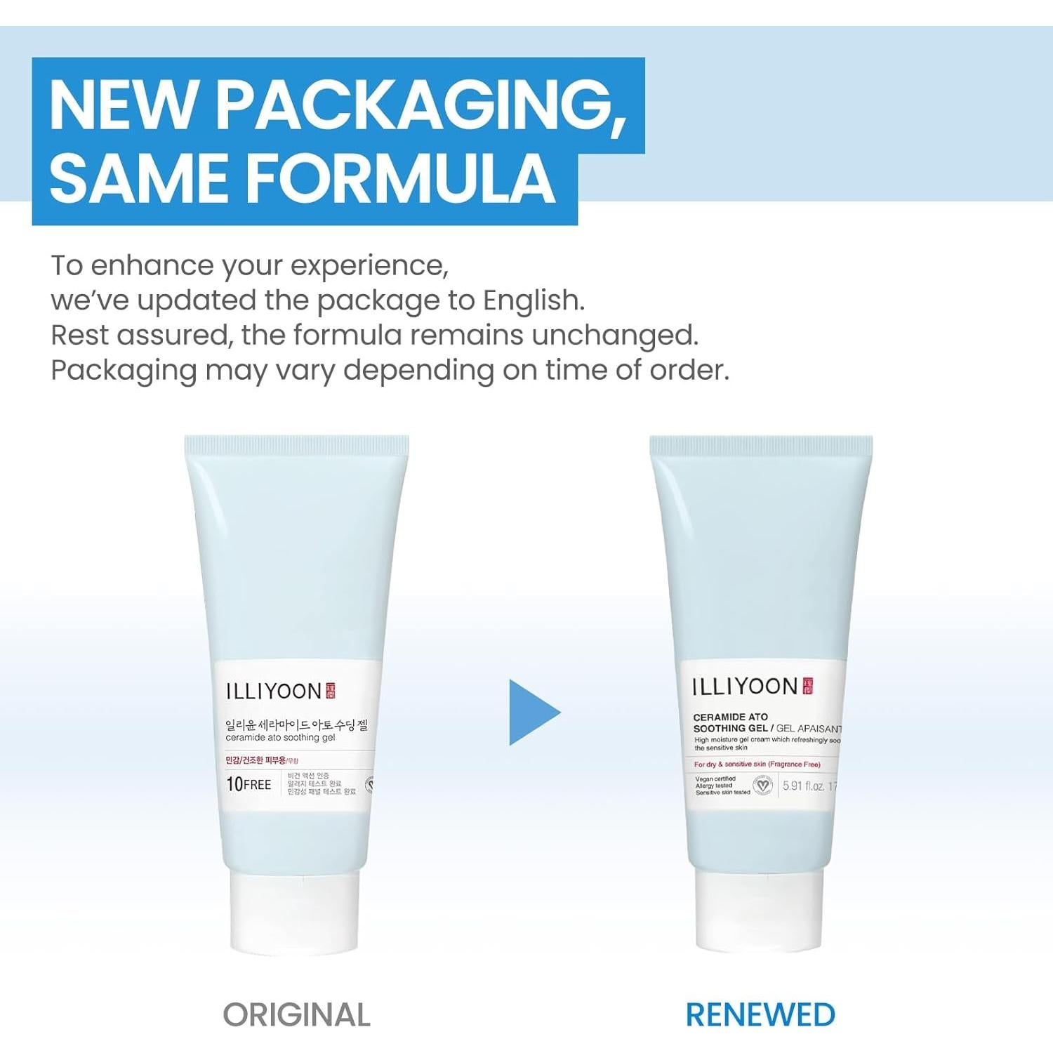 Gel Calmante Hidratante Facial Illiyoon 175ml - Vegano y Natural