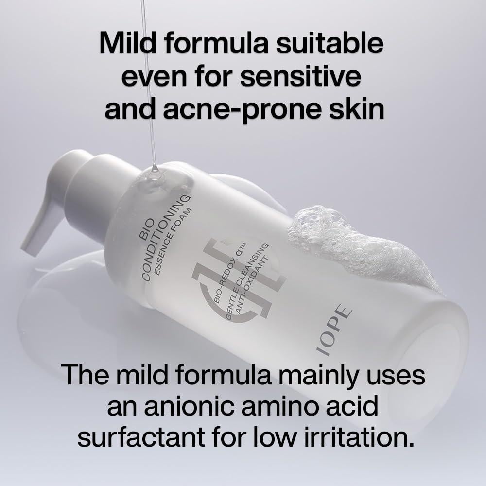 Espuma Limpiadora Facial IOPE BIO 180 ml - Hidratante y Suave