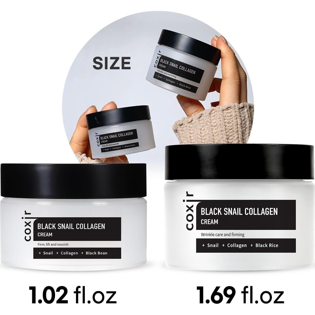 Crema Hidratante de Colágeno y Mucina de Caracol COXIR 50ml