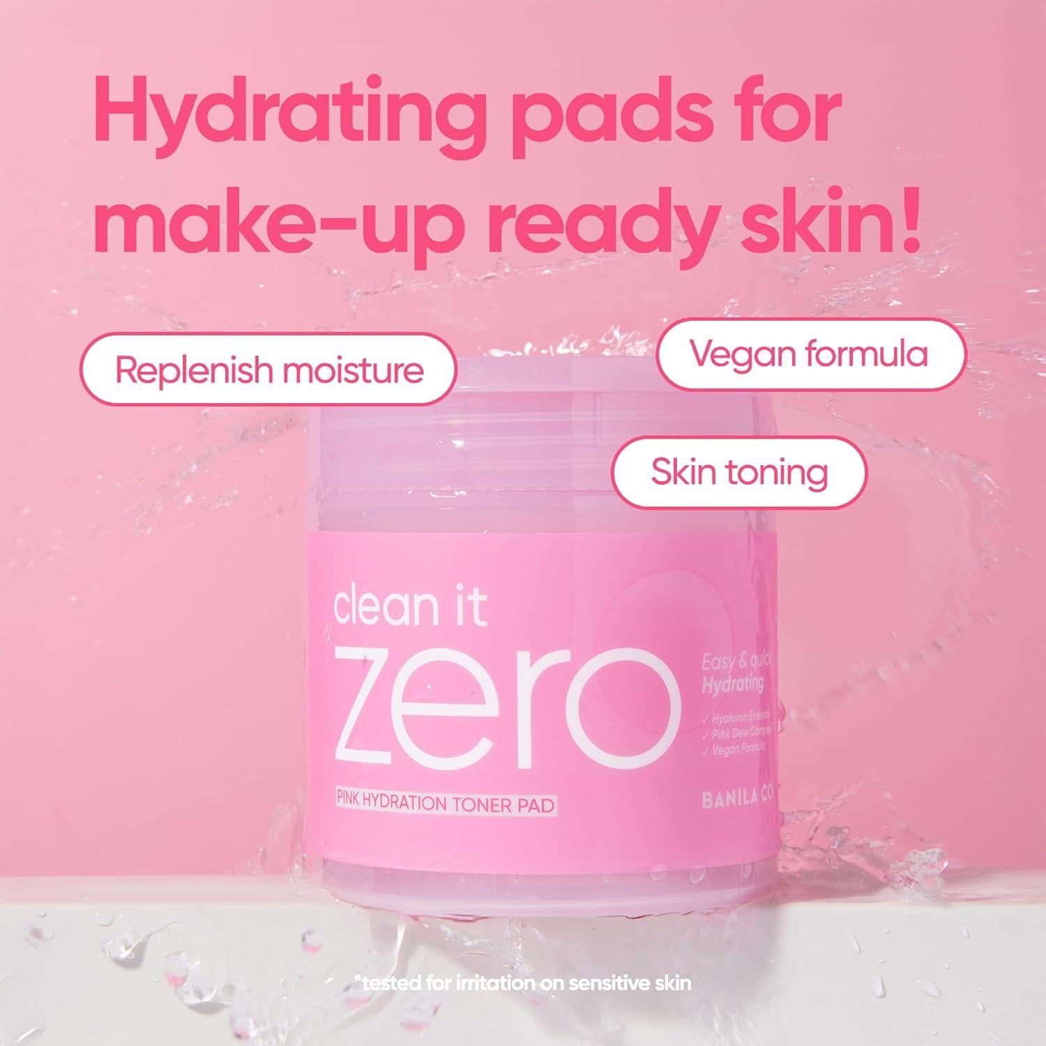 Almohadillas de Hidratación Rosa BANILA CO - 70 Unidades