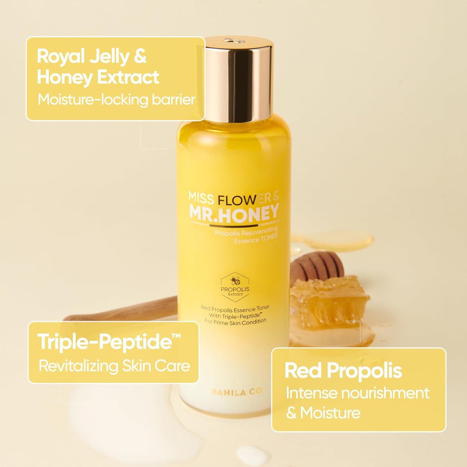 Tónico Hidratante Banila Co Miss Flower Propolis 190ml